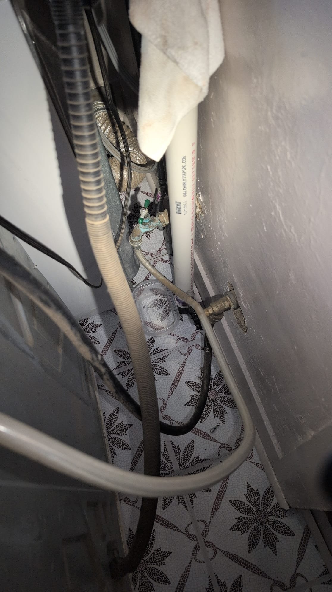 Upon completing the inspection of the washing machine shut-off, I observed that the packing nut was loose. This looseness was likely contributing to a leak that had been present. I promptly tightened the packing nut, which successfully halted the leak. However, upon closer examination, the packing nut appeared to be heavily corroded, indicating that it might not last long under continued use. To address this issue, I provided a detailed quote for replacing the packing nut. The client reviewed the situation and confirmed that no other issues were present. With the leak resolved and the client satisfied, we concluded the service successfully.