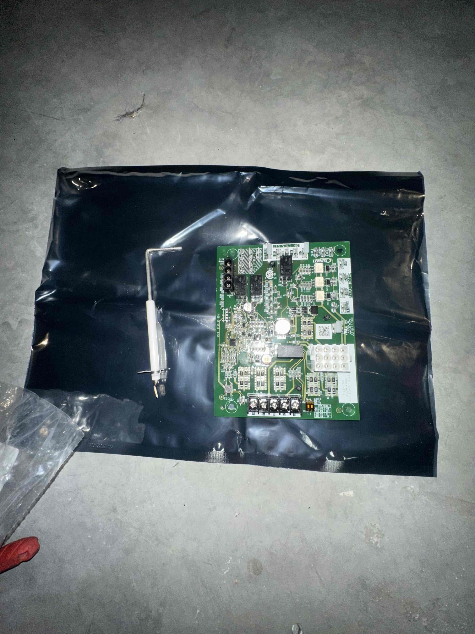 I was tasked with replacing several critical components in the furnace to ensure it operates efficiently and safely. First, I replaced the control board, which is essential for the furnace's overall functionality. Next, I replaced the inducer motor, which is responsible for drawing combustion gases out of the furnace. Finally, I replaced the flame sensor, which is crucial for detecting the presence of a flame and ensuring the furnace shuts off if the flame is not detected. All parts used were under warranty, and I ensured that the furnace was functioning correctly before completing the job. Payment was collected upon completion.
