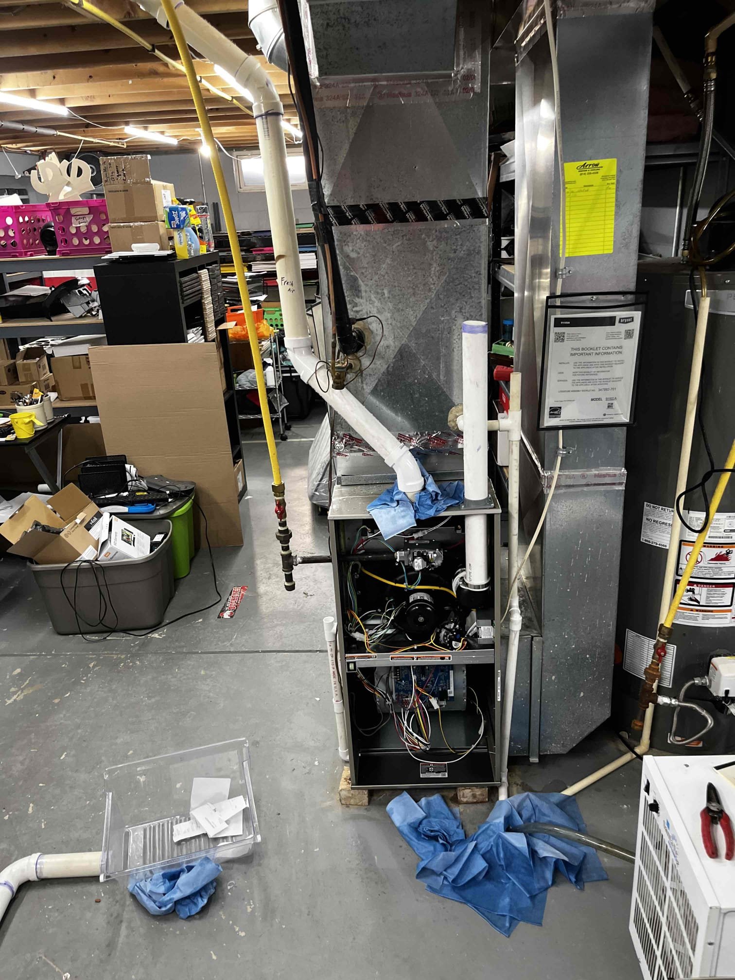 Upon inspection, I identified a significant leak originating from the flue. I carefully disassembled the affected area, ensuring all components were safely set aside. After thorough cleaning, I replaced the damaged flue section with a high-quality, durable material. I reassembled everything, ensuring a secure and leak-proof seal. Post-installation, I conducted a comprehensive test to confirm the leak was resolved, leaving the area clean and safe.