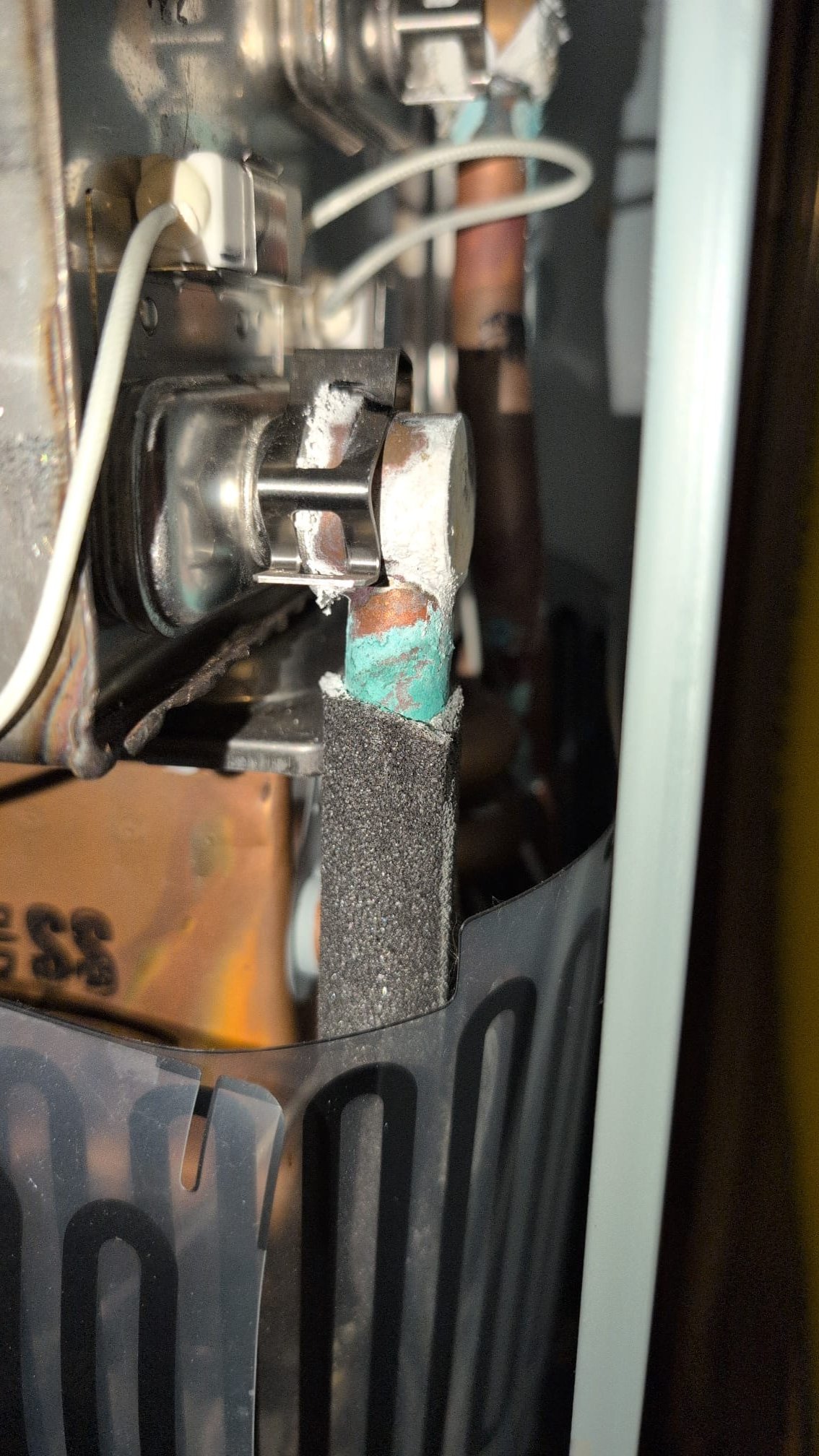 Today, I addressed an issue with a tankless water heater installed about two years ago. The client reported an error code 12, indicating an exhaust/gas problem. Upon inspection, I noticed a large icicle obstructing the vent. Using a heat gun, I carefully melted the icicle to restore proper ventilation. After ensuring the vent was clear, I conducted multiple tests by running various faucets. The error code did not reappear, confirming the issue was resolved. The water heater is now functioning correctly.