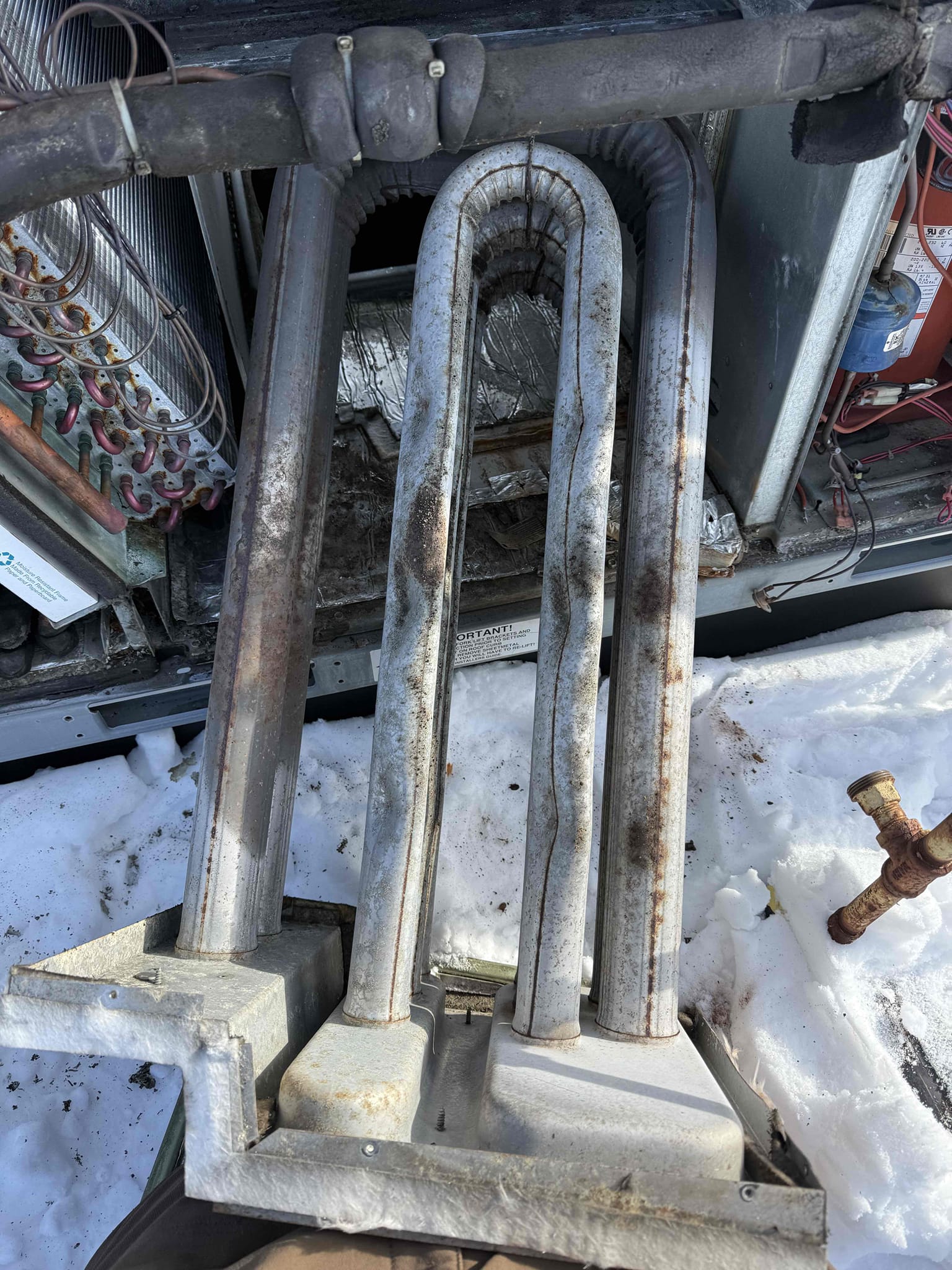 This is an estimate for replacing the heat exchanger assembly. Upon inspection, it was determined that the current heat exchanger was malfunctioning, leading to inefficient heating. The replacement involves removing the old heat exchanger, installing the new one, and ensuring all connections are secure and safe. This process requires specialized tools and knowledge to ensure proper installation. The new part is in stock and ready for immediate installation. This estimate includes both labor and materials. If you approve, we will schedule the replacement for tomorrow. Thank you.