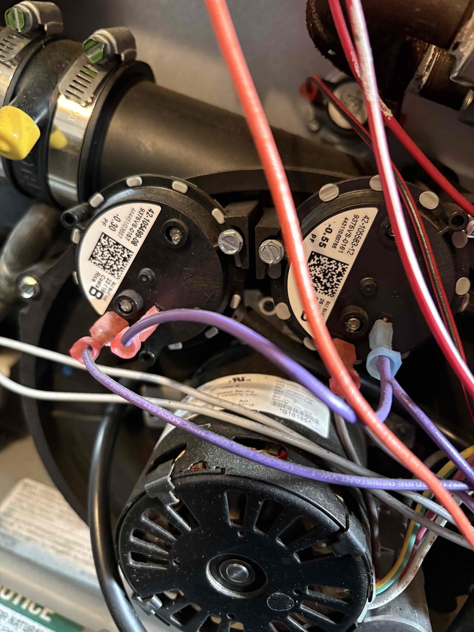 Recently, I addressed an issue with the furnace's pressure switches. Upon inspection, it was determined that the switches needed replacement. I sourced the necessary parts and efficiently installed them, ensuring the furnace operates correctly. This work was completed under the existing warranty, covering both parts and labor. The furnace is now functioning properly, and the homeowner can rest assured that the issue has been resolved.