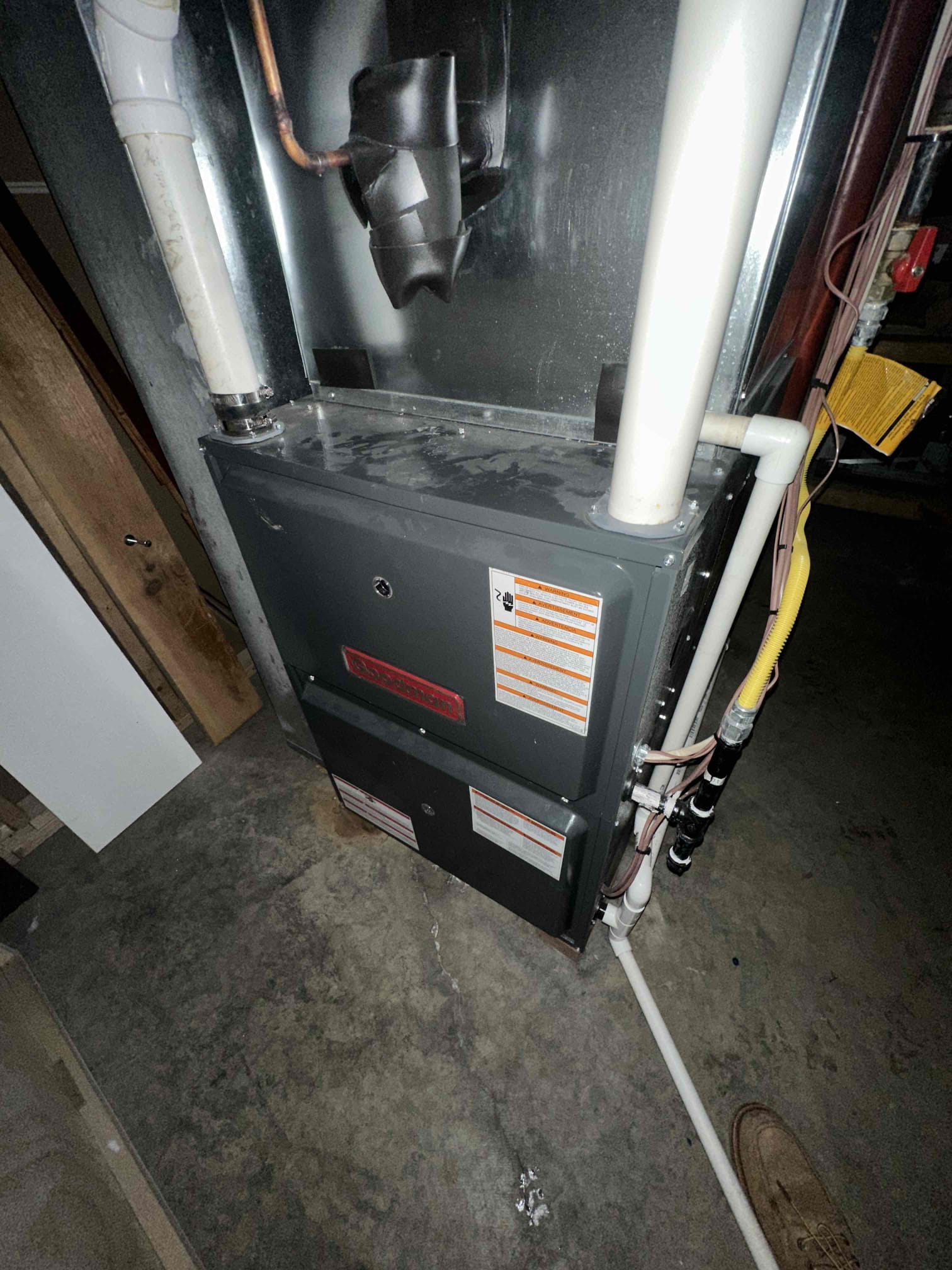 Upon arrival, I conducted a thorough inspection of the furnace system to ensure it was operating correctly. The thermostat was exhibiting unusual behavior, failing to maintain the desired temperature settings. I began by examining the thermostat's wiring and connections, ensuring everything was securely and correctly installed. After confirming the wiring was intact, I tested the thermostat's functionality using diagnostic tools. The issue was identified as a faulty thermostat, which was promptly replaced with a new one. Post-replacement, I calibrated the new thermostat to ensure it accurately maintained the set temperature. The furnace was then tested to confirm it was running efficiently with the new thermostat. The system is now fully operational, providing consistent and reliable heating.