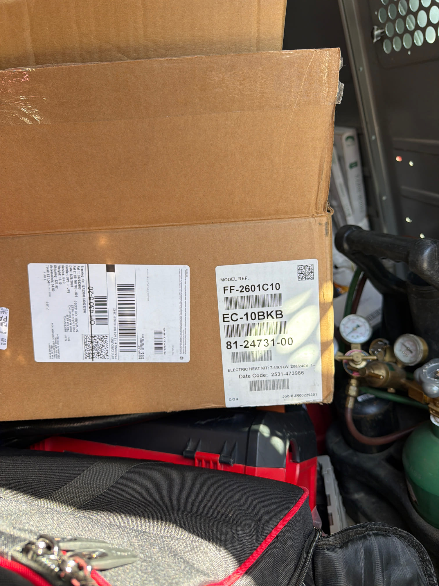Upon arrival, I conducted a thorough inspection of the air handler system. After evaluating the current setup, I identified that the absence of heat strips was causing inefficiencies in the system's performance. Garrett had previously diagnosed the issue, pinpointing the need for heat strips to enhance functionality. I proceeded to install the necessary heat strips, ensuring they were correctly positioned and securely attached. This installation was crucial for improving the air handler's efficiency and overall performance. Post-installation, I tested the system to confirm that the new heat strips were functioning as intended, providing the necessary warmth and maintaining optimal operational standards.