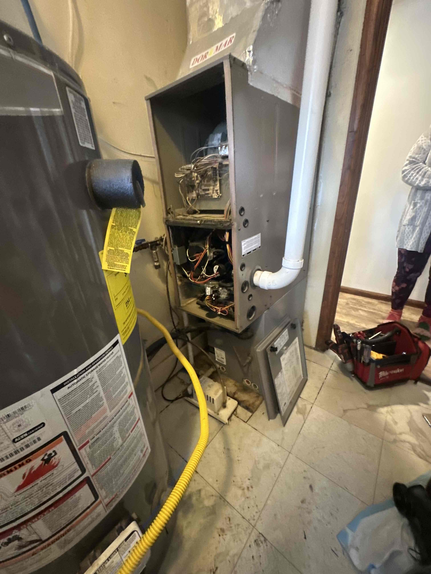 On Wednesday, I successfully replaced the old furnace with a new, energy-efficient model. The process began with a thorough inspection of the existing system to identify any issues. I then carefully removed the old furnace, ensuring all connections and components were safely disconnected. The new furnace was installed, and all connections were securely made. I tested the system to ensure it was functioning correctly and provided the homeowner with a detailed explanation of the new system's features and maintenance tips. The job was completed efficiently, leaving the home more comfortable and energy-efficient.