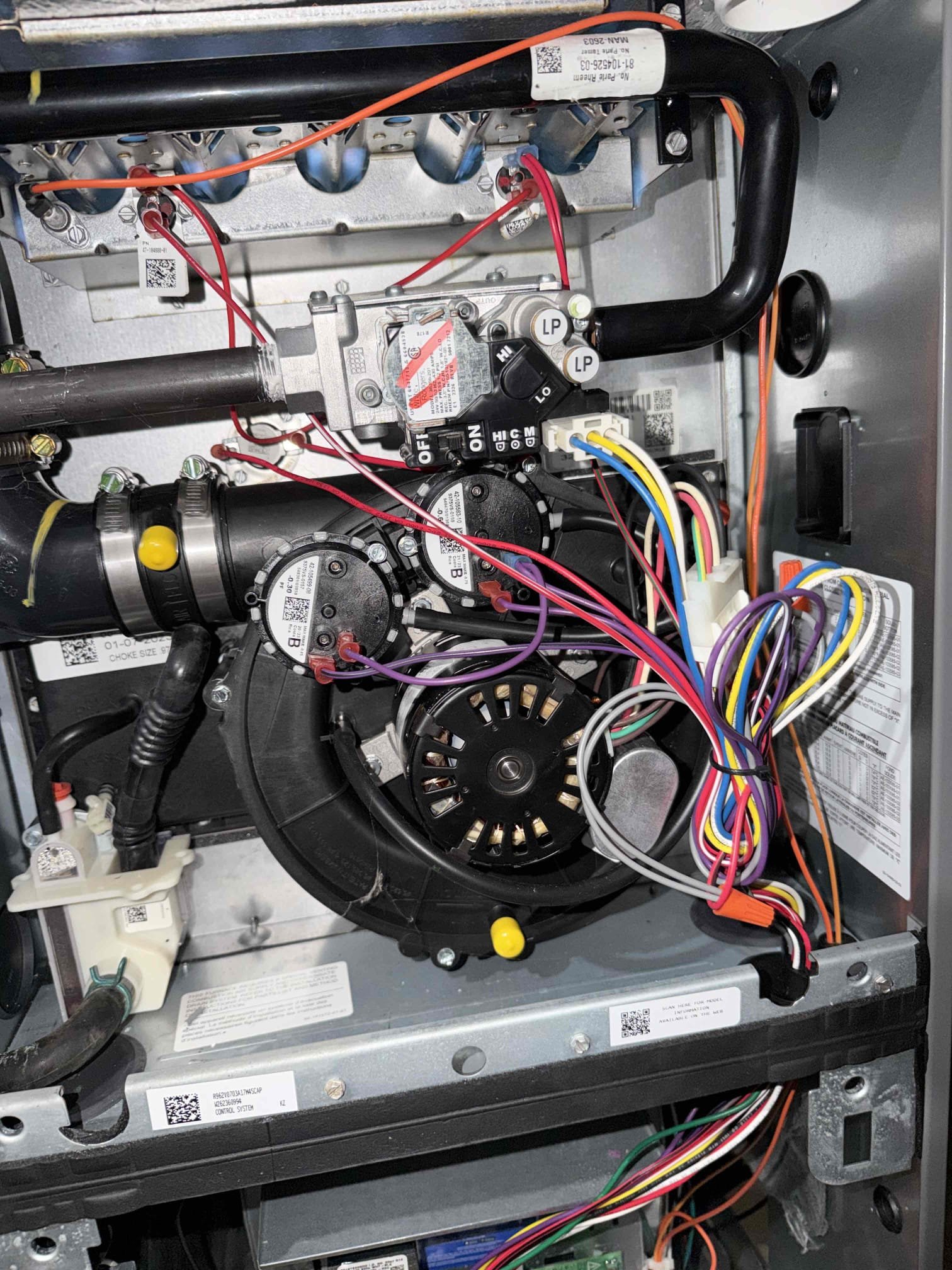 Upon arrival, we identified that the water sensors had been triggered. We meticulously adjusted the sensors to prevent future issues. Additionally, we thoroughly inspected the thermostat to confirm its proper operation. During our visit, we replaced the air filter to enhance system efficiency. No other issues were detected at this time. Our goal was to ensure the system operates smoothly and efficiently for the client.