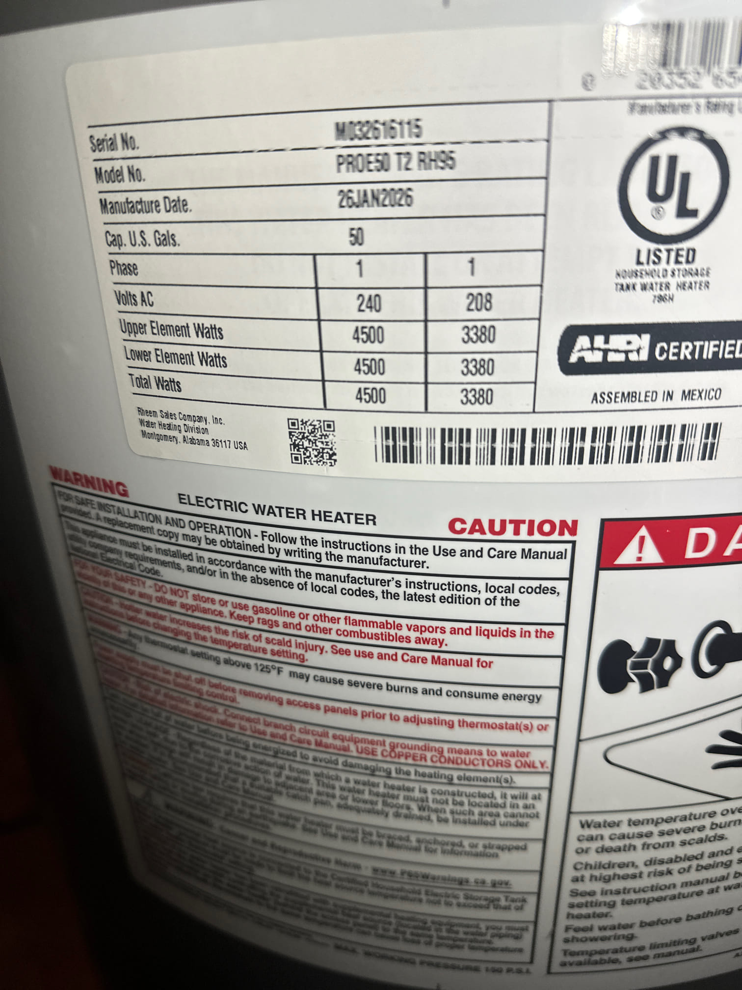 I successfully installed a new water heater, ensuring it was properly connected to the existing plumbing and electrical systems. The unit was securely mounted, and all connections were checked for leaks and stability. I tested the water heater to confirm it was functioning correctly and provided hot water as expected. Safety checks were performed, and the unit was left in optimal working condition for the client's use.
