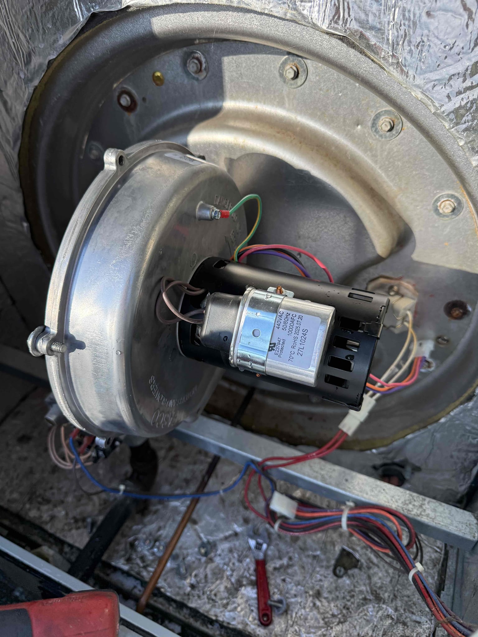 This is an estimate to replace the induction motor assembly in your appliance. After a thorough inspection, it was determined that the motor assembly needs to be replaced due to wear and tear. The necessary parts are currently one day out but will be available for installation upon arrival. The replacement process involves disassembling the affected area, removing the old motor assembly, and installing the new one. Once completed, the appliance will be tested to ensure proper functionality. If you approve the estimate, we will schedule the replacement promptly. Thank you for choosing our services.