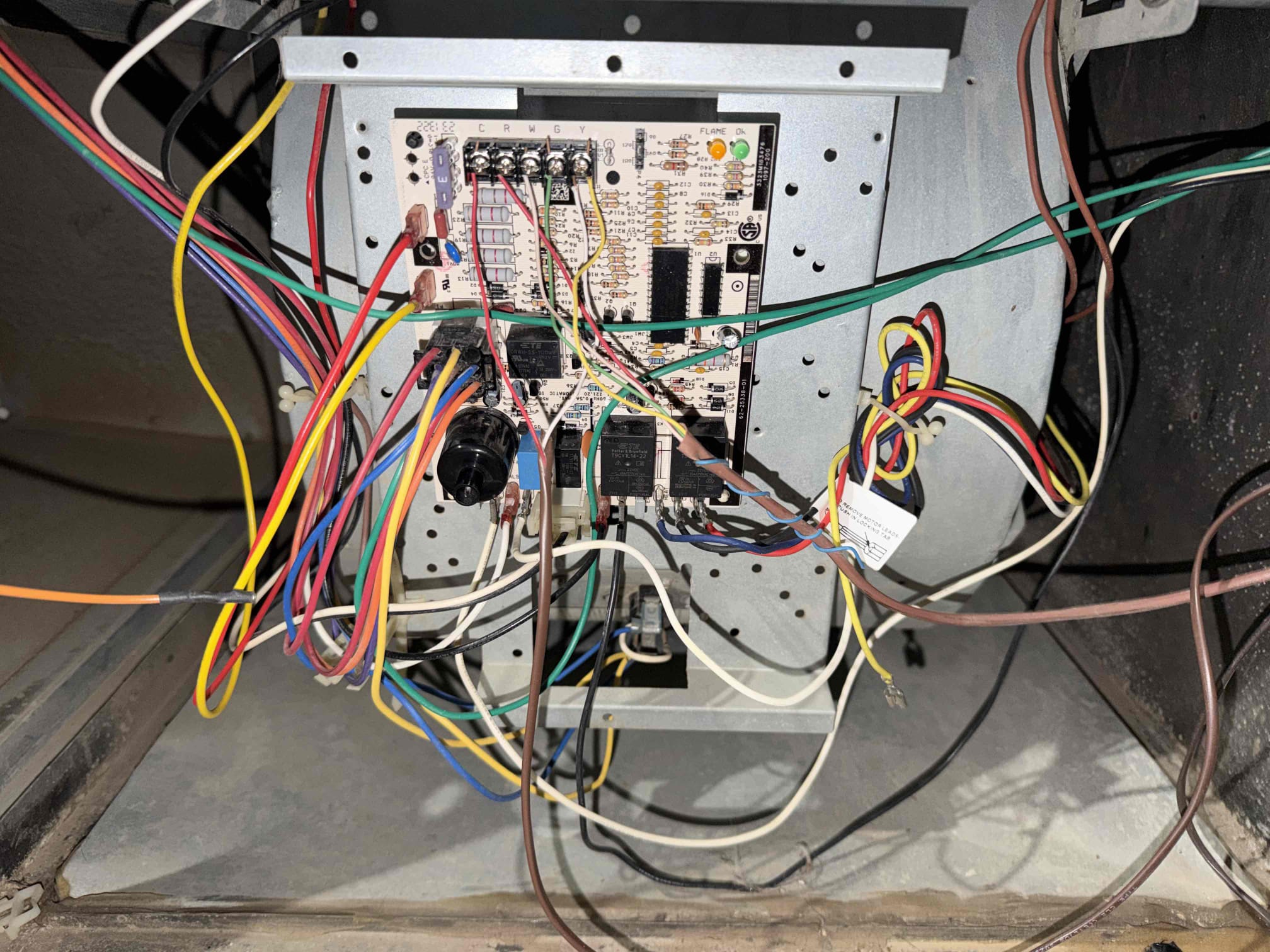 I returned to replace the control board and igniter for the furnace, as the control board was under warranty. Upon completing the part installation and firing up the unit, I conducted a combustion analysis and discovered severe internal issues causing unstable combustion. Consequently, a new furnace unit will be installed tomorrow. Payment will be collected upon completion of the installation.