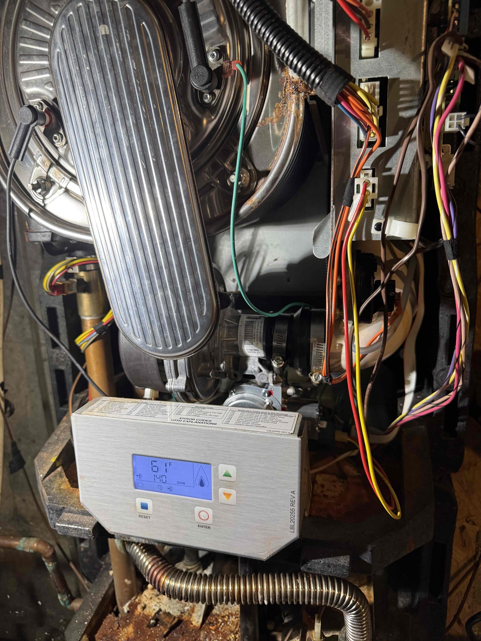 I successfully installed a new gas valve assembly system today, ensuring it is fully operational. The original gas valve will be returned to the supplier in the morning to maintain warranty coverage. Unfortunately, the replacement parts are not expected to be available until February 2nd. The new system is now running smoothly, and I have verified all connections and safety protocols. This proactive measure ensures the system's reliability and efficiency.