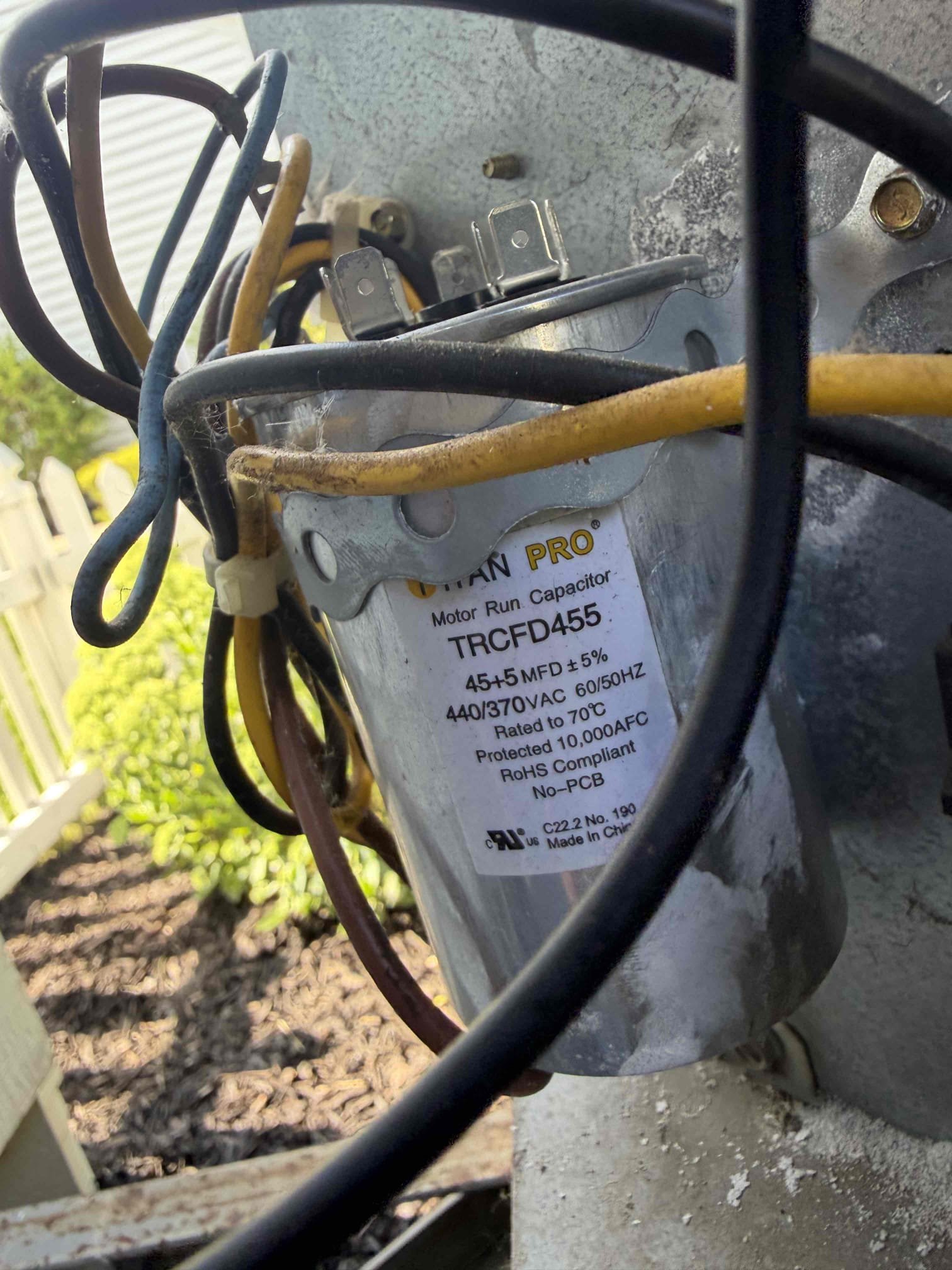 Lewis Center, OH - I performed a comprehensive maintenance check on the entire HVAC system, including the furnace and air conditioner. I conducted a radon test, which returned a clean result at 0.56 PCI/L, indicating that the existing mitigation system is functioning correctly. I cleaned the furnace's flame sensor and ensured all drains were clear of blockages. The system exhibited a proper heat rise and clean amperage readings within manufacturer specifications. The air conditioner, despite its age, performed well. The evaporator coil showed some rust, but refrigerant pressures confirmed proper levels with no leaks. The condensers' amperage and electrical components were within the proper range, and the system displayed healthy temperature differentials. The outdoor fan motor showed minor signs of age and rust.