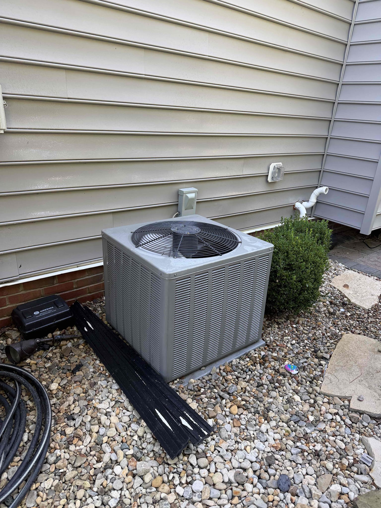 New Albany, OH - I conducted a comprehensive AC maintenance service, ensuring the system operates efficiently and reliably. The maintenance began with a thorough inspection of the entire HVAC system, including the air filters, coils, and electrical components. I replaced any dirty or clogged filters and cleaned the coils to enhance airflow and energy efficiency. Additionally, I checked and lubricated the motor and other moving parts to prevent wear and tear. I also inspected the refrigerant levels and topped them off if necessary. Finally, I completed detailed maintenance checklists to document the work performed and ensure all aspects of the system were addressed.