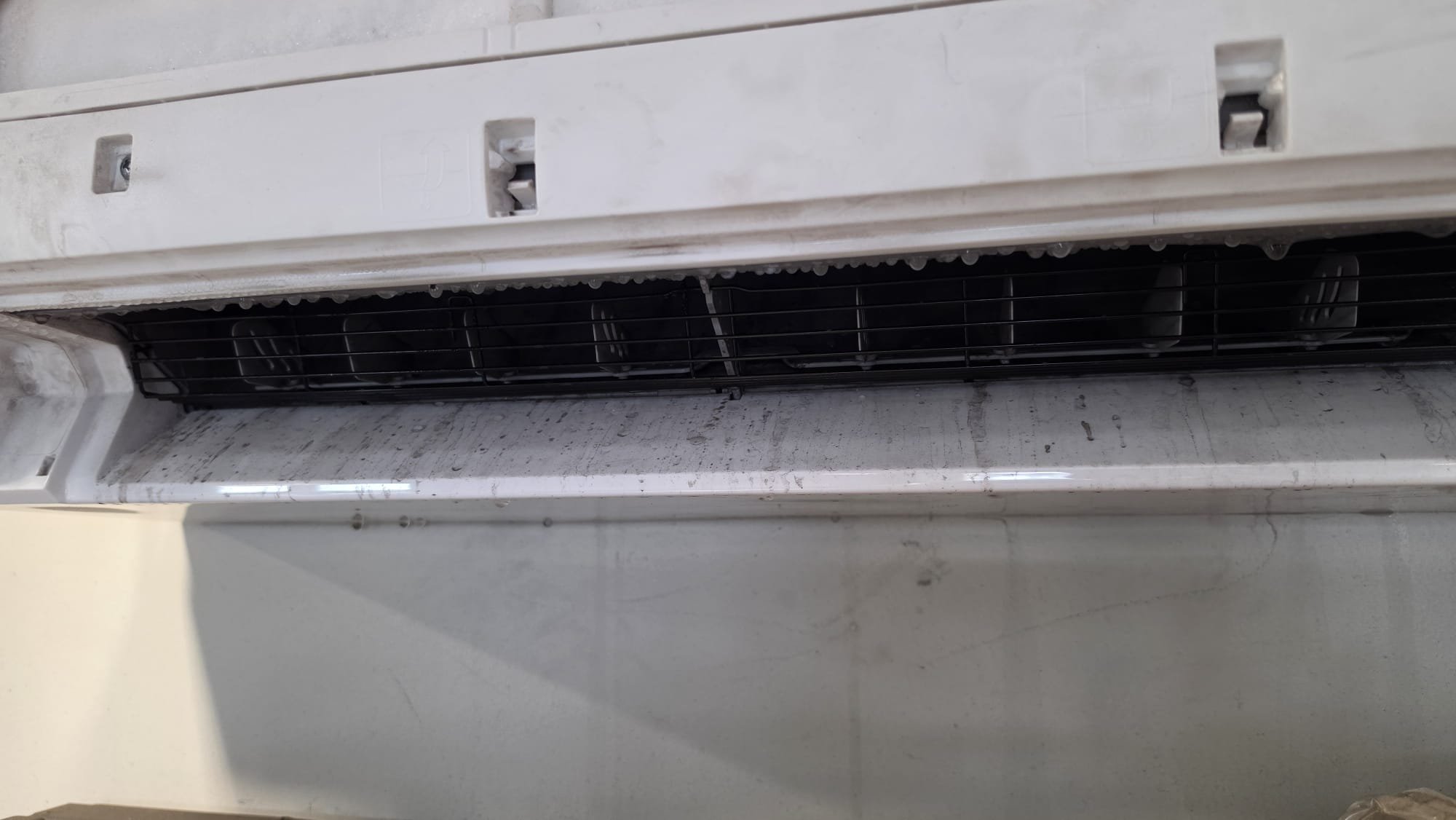 New Albany, OH - Upon inspection, one circuit was completely frozen, extending to the condenser. The system required a thaw before further assessment. After thawing, I checked the refrigerant charge and metering device for proper function. The system was found to be low on refrigerant and completely frozen. I tightened loose flare nuts and valve caps, added 2 pounds of refrigerant, and resolved a leak at the bottom flare. All six filters were cleaned, and the system is now cooling effectively. No charge was applied for the refrigerant.