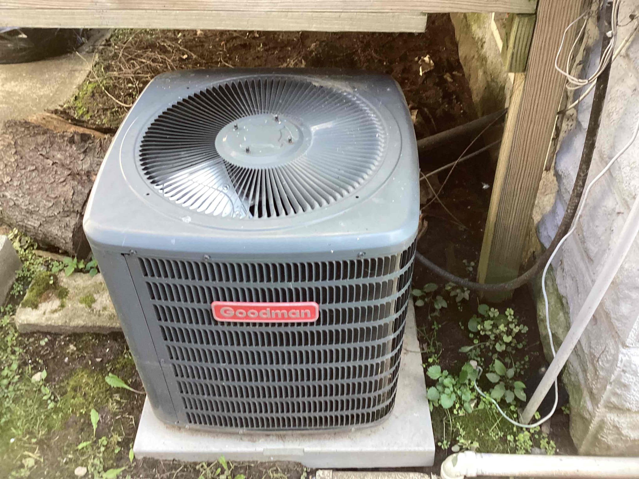 Millersport, OH - Upon inspection, the unit was found to be in salvage condition due to a sump pump failure, necessitating its replacement. The evaporator coil was severely compromised by water damage, a consequence of the EPA's recent adjustment in refrigerant specifications to R32 410A, which has made the original coils unavailable. Additionally, the unit must be upgraded to a high-efficiency model to address the improper lining of the chimney. These changes are essential to ensure optimal performance and compliance with current standards.