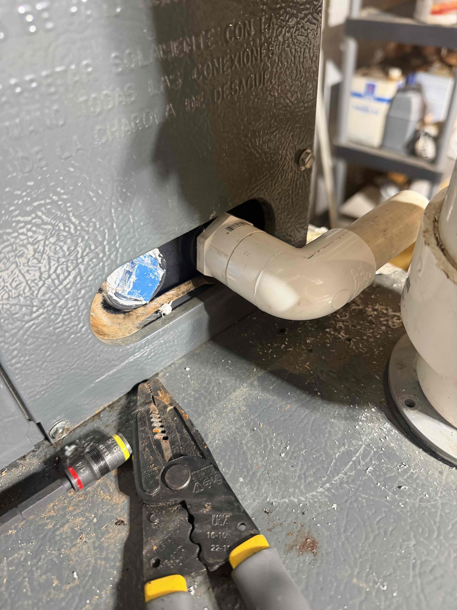 Millersport, OH - Today, we installed a new drain pan and re-piped the condensate drain to ensure proper drainage and prevent potential condensate leaks or overflow. The new drain pan was carefully positioned and secured, while the condensate drain was re-routed to direct water away from the surrounding area. Additionally, we re-piped the furnace exhaust to improve the venting configuration, ensuring the exhaust is safely and efficiently routed. After completing the work, we meticulously inspected all new piping and connections, verifying the system's proper operation. Thank you for choosing us to help maintain your home's safety and comfort.