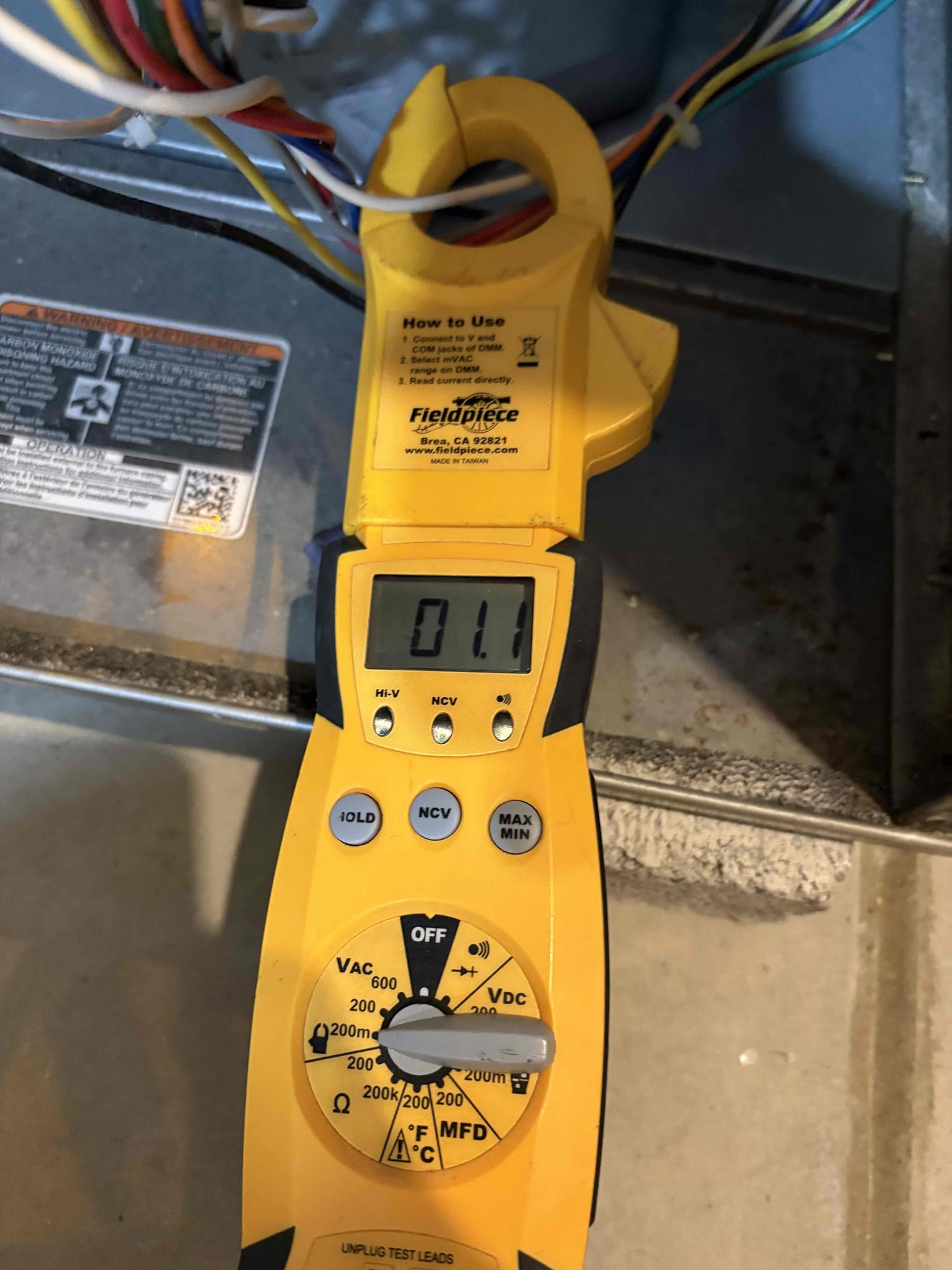 Powell, OH - I performed a comprehensive furnace maintenance service, ensuring the system operates efficiently. I meticulously checked the overall functionality of the furnace, paying close attention to the flame sensors. I cleaned any debris that had accumulated on these sensors to ensure optimal performance. Additionally, I measured the amp draw of both the inducer motor and the blower motor to confirm they were within the manufacturer's specifications. This thorough inspection and cleaning will help maintain the furnace's efficiency and longevity.