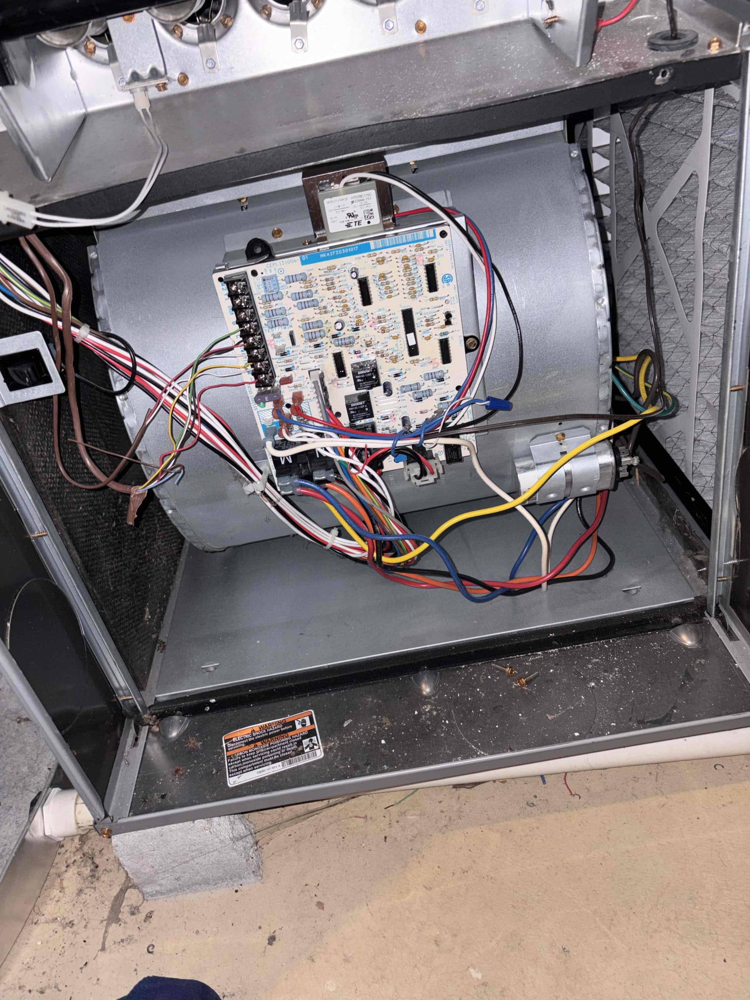 Powell, OH - I conducted a comprehensive inspection of the heating system, focusing on multiple safety and operational aspects. This included a thorough examination of the system's components to ensure they were functioning correctly. I meticulously cleaned the flame sensor, removing debris and carbon buildup to guarantee reliable ignition and prevent unexpected shutdowns. Additionally, I performed professional amp draw readings on the blower motor to verify that the electrical components were operating safely within the manufacturer’s specified parameters, ensuring optimal performance and longevity of the system.