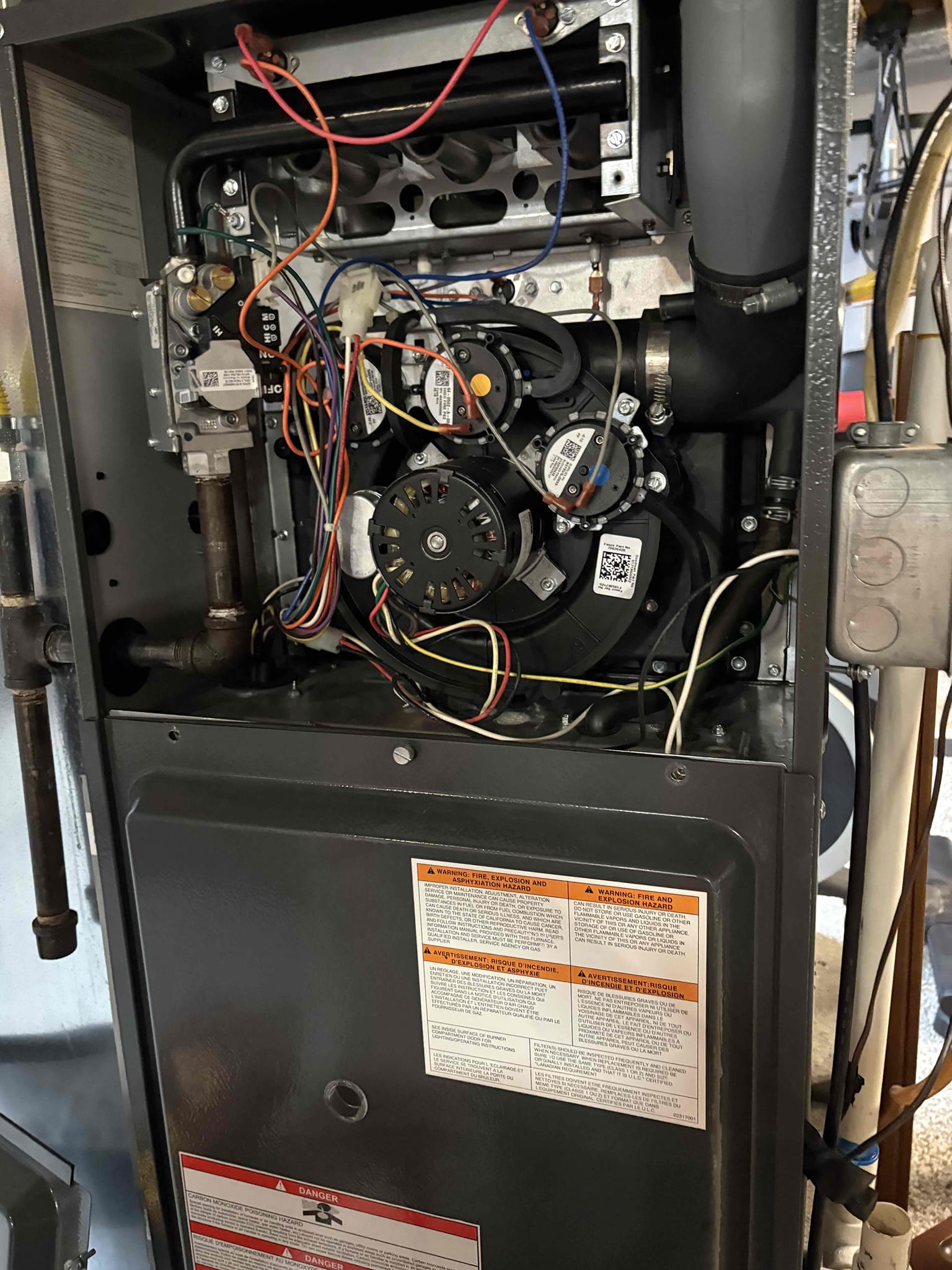 Hebron, OH - Upon arrival, I conducted a thorough diagnostic test of the furnace to address the reported heating issue. The system test revealed a significant carbon buildup on the flame sensor, which was causing the furnace to short-cycle. I safely removed the flame sensor and meticulously cleaned it to remove the carbon deposits. After ensuring the sensor was free of obstructions, I reinstalled it securely. Following the repair, I performed a comprehensive operational test to confirm that the heating system was cycling properly and operating at optimal safety and efficiency levels. The furnace is now functioning correctly, providing reliable and efficient heating.