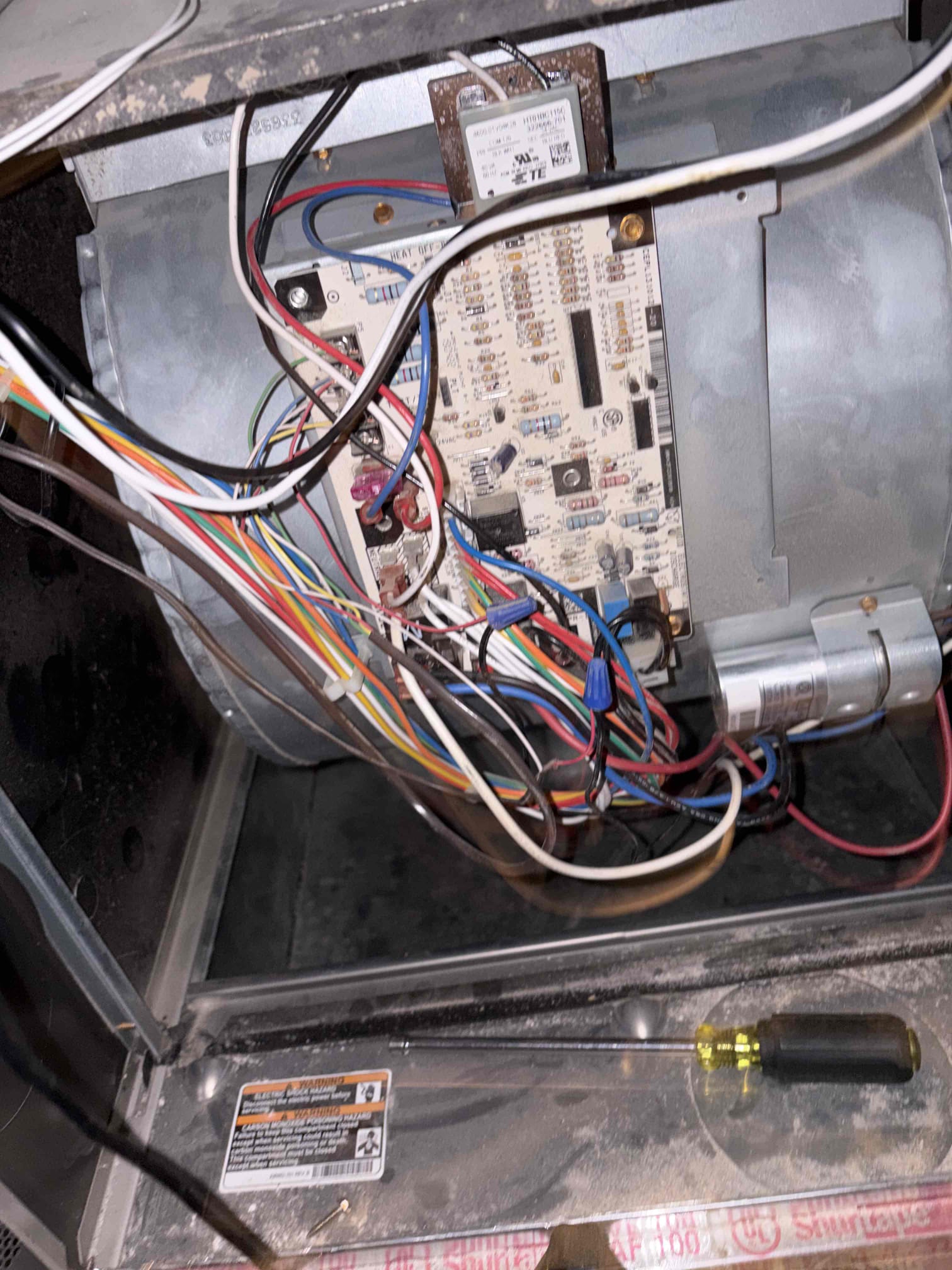 New Albany, OH - Upon arrival, the furnace was locked out and displaying Error Code 33, indicating a Limit Circuit Fault / Safety Switch Open. I began by performing electrical continuity tests on all system safety switches, including the High Limit and Flame Rollout switches. All switches tested positive for continuity, confirming they were functioning correctly. The root cause was identified as a failed integrated furnace control board circuit, which was incorrectly reading an open circuit. I presented an estimate to replace the control board, which the customer approved. The necessary parts are secured at the shop, and I have scheduled a return service for tomorrow to install the new board and restore system operation.