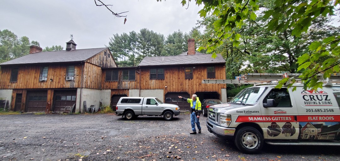 Weston, CT - Seamless gutters and roof replacement New GAF timberline roof system. Weston, CT - Seamless gutters and roof replacement New GAF timberline roof system.