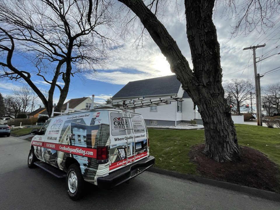 Fairfield, CT - Roof replacement we did using GAF Biscayne blue. Free estimates Fairfield, CT - Roof replacement we did using GAF Biscayne blue. Free estimates