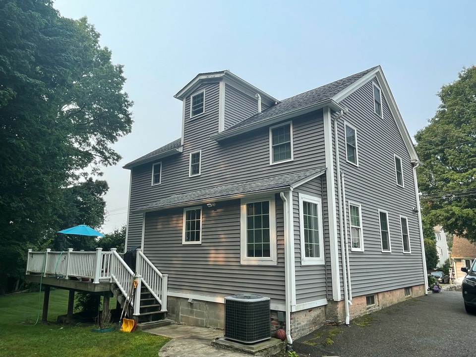 Fairfield, CT - Roof replacement and vinyl siding repairs. Client will get new Owens Corning roof system. Fairfield, CT - Roof replacement and vinyl siding repairs. Client will get new Owens Corning roof system.