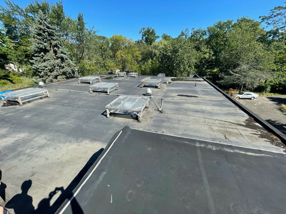 Westport, CT - Flat roof replacement Westport Connecticut, we will be installing a mule hide rubber EPDM roof system. Westport, CT - Flat roof replacement Westport Connecticut, we will be installing a mule hide rubber EPDM roof system.