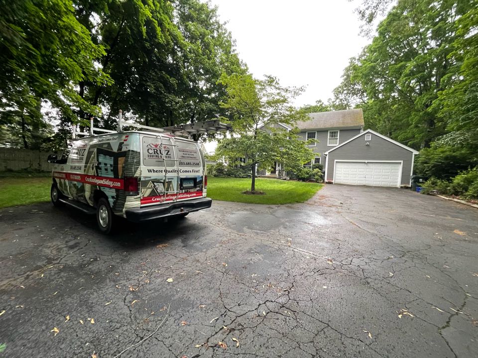 Fairfield, CT - Roof and gutter replacement in Fairfield Connecticut, a good friend of her referred us to her. we just did her friends roof three weeks ago. Fairfield, CT - Roof and gutter replacement in Fairfield Connecticut, a good friend of her referred us to her. we just did her friends roof three weeks ago.