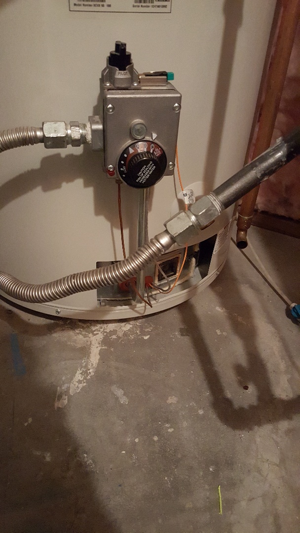 Light up water heater in draper 