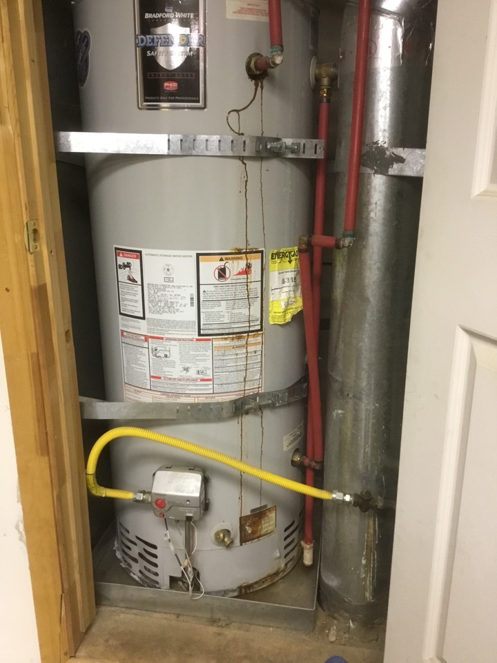 Leaking water heater 