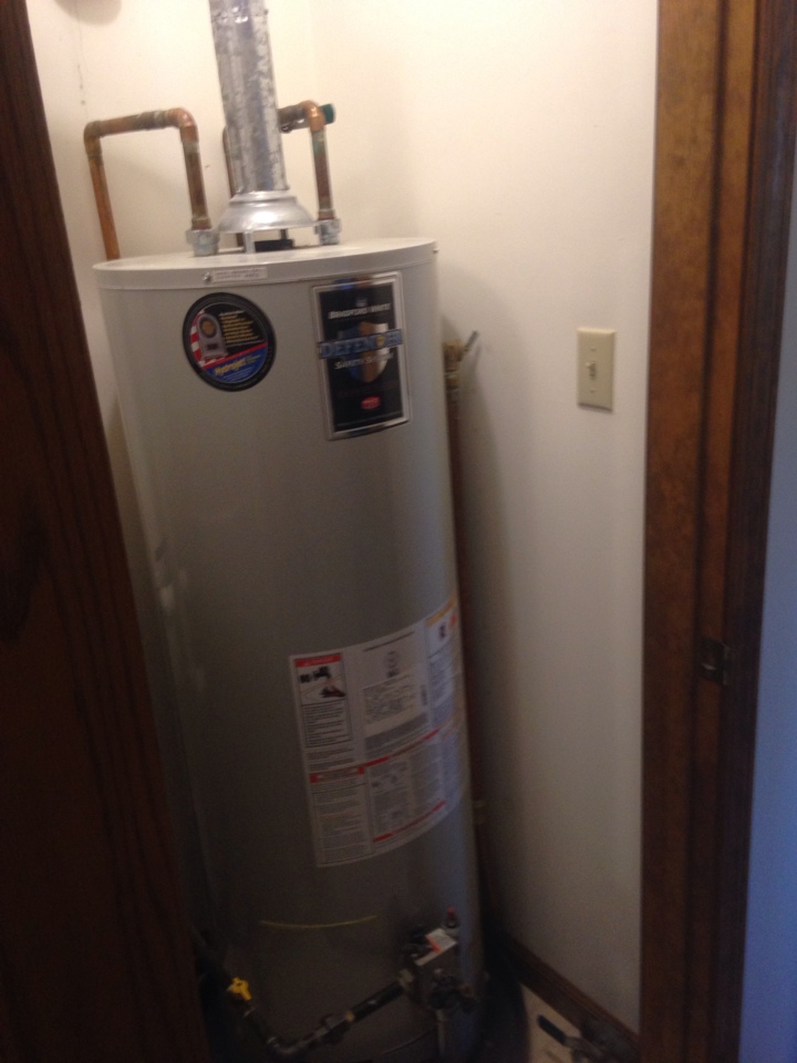 Giving free estimate on a new Navien on-demand tankless water heater installation and new Merv 16 furnace filter and April air whole house humidifier installation