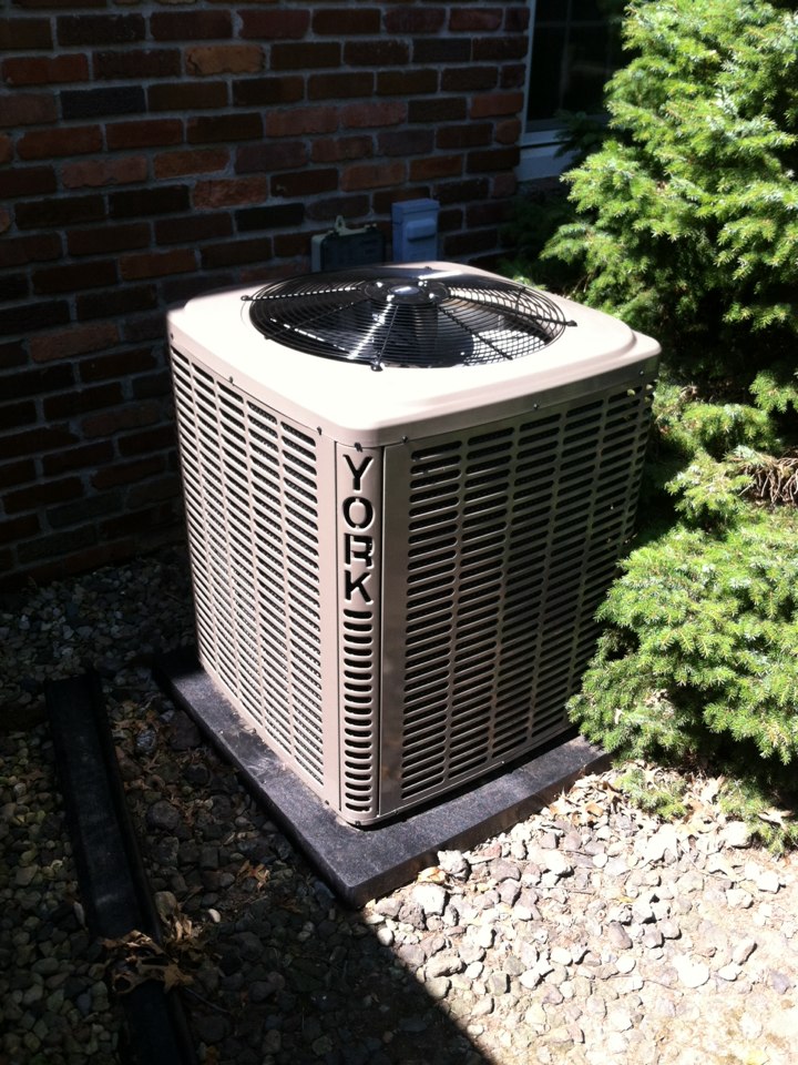 Final quality inspection on York system. 