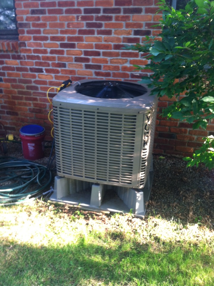 Cooling tune up on a York heat pump