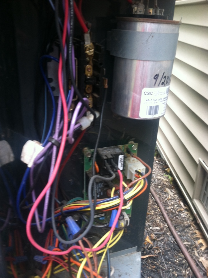 Cooling tune up on a Trane heat pump
