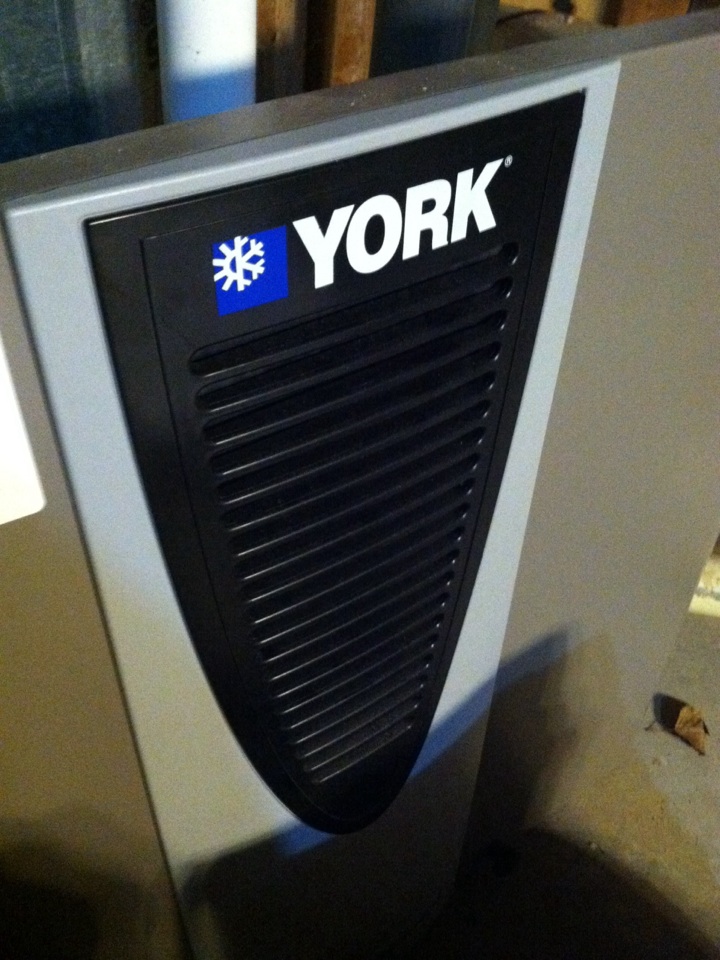 Final quality inspection on York system. 