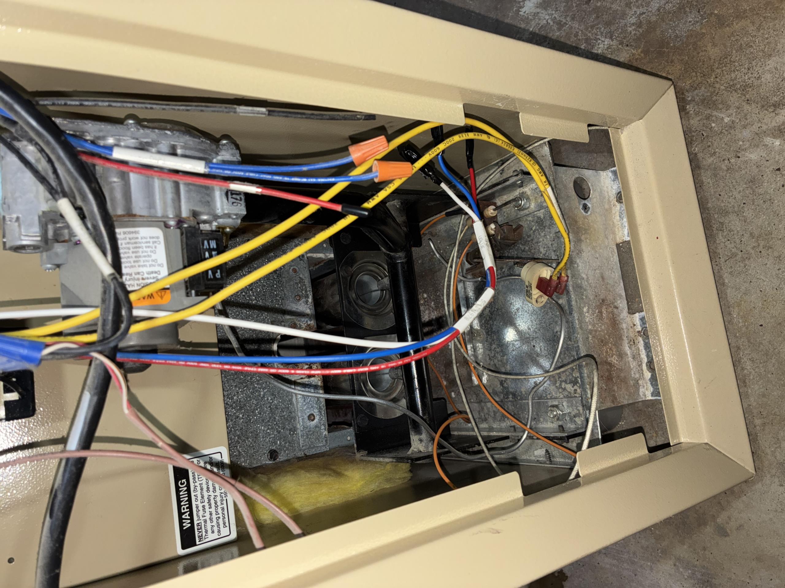 I found that the pilot tube was corroded and broke off of the pilot assembly. I also found that the vent pipe is the incorrect vent pipe and has to be replaced. I also found a whole bunch of other issues with the boiler. I talked to the client and I explained everything to her. I told her that I had to shut off the gas and the power to the unit till the problems are fixed. I shut off the power at the breaker, turned the gas off going into the unit and turned off the gas valve as well. I took pictures and I added them to the job. 