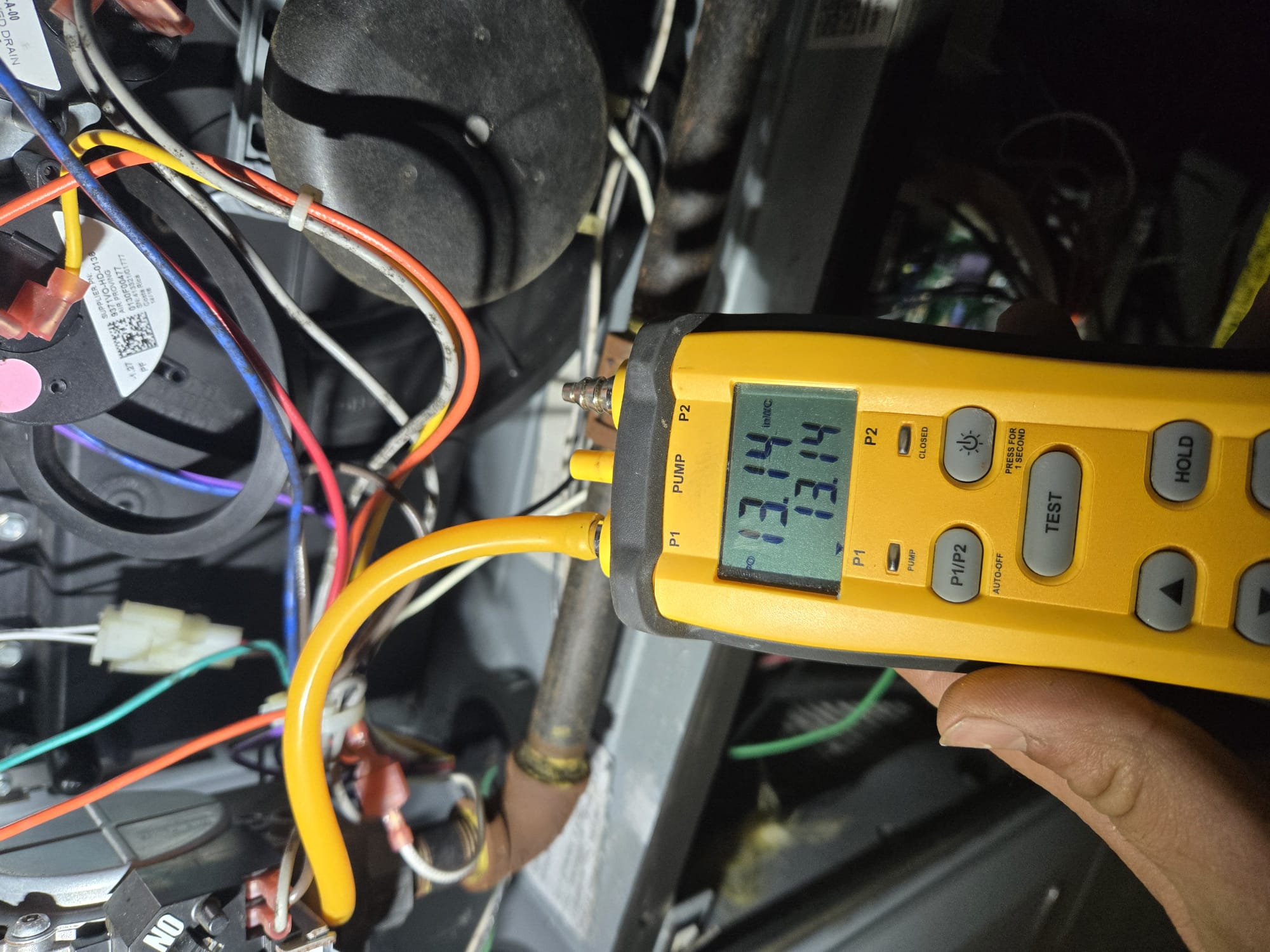 Today I completed a maintenance on your Goodman propane furnace. I also completed a maintenance on your Rinnai tankles water heater. Everything went well and there were no repairs found at this time. Thank you! Please see maintenance for for details of what was done today.  Today I completed a maintenance on your Goodman propane furnace. I also completed a maintenance on your Rinnai tankles water heater. Everything went well and there were no repairs found at this time. Thank you! Please see maintenance for for details of what was done today.