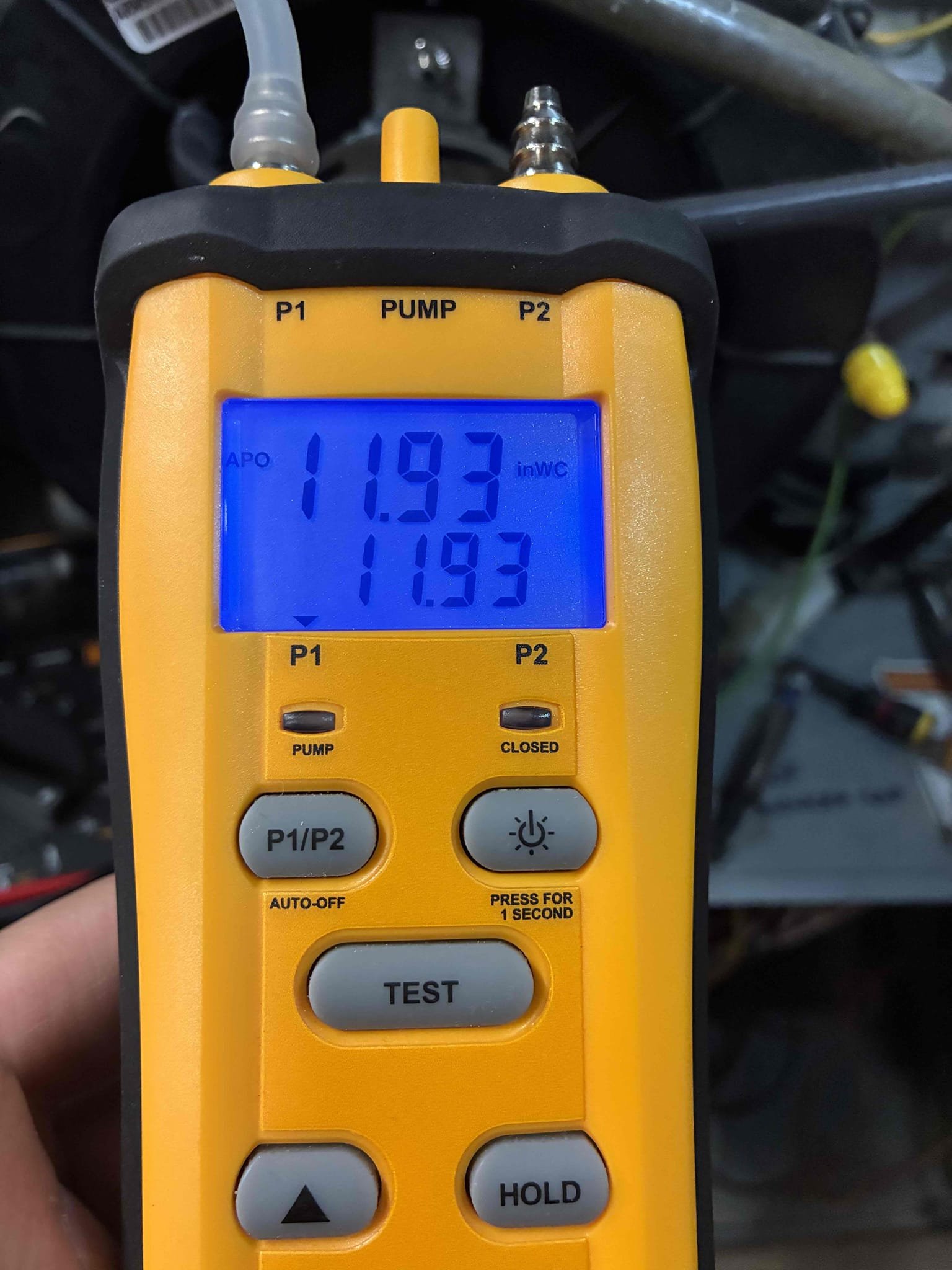 I performed two furnace maintenances today. I started off with the basement furnace. I checked all the wiring connections and the capacitor and everything looked good. I pulled the flame sensor and I cleaned it. Client replaces his own air filters. I checked incoming and outgoing gas pressures and those were according to manufacturer specifications. Lastly, I ran the unit in high and low fire and performed a combustion analyzing test to check for CO, CO2 and oxygen levels and everything was running great. Next I serviced the unit in the attic. Started with checking all the wiring connections. Everything looked good. I pulled the flame sensor and I cleaned it. The client replaces his own air filter upstairs as well. Checked incoming and outgoing gas pressures and noticed that there wasn’t enough incoming gas pressure going into this unit. I had to go outside and turn up the regulator. I had to adjust the outgoing gas pressure as well. Finally I checked the CO, CO2 and oxygen levels and  I performed two furnace maintenances today. I started off with the basement furnace. I checked all the wiring connections and the capacitor and everything looked good. I pulled the flame sensor and I cleaned it. Client replaces his own air filters. I checked incoming and outgoing gas pressures and those were according to manufacturer specifications. Lastly, I ran the unit in high and low fire and performed a combustion analyzing test to check for CO, CO2 and oxygen levels and everything was running great. Next I serviced the unit in the attic. Started with checking all the wiring connections. Everything looked good. I pulled the flame sensor and I cleaned it. The client replaces his own air filter upstairs as well. Checked incoming and outgoing gas pressures and noticed that there wasn’t enough incoming gas pressure going into this unit. I had to go outside and turn up the regulator. I had to adjust the outgoing gas pressure as well. Finally I checked the CO, CO2 and oxygen levels and