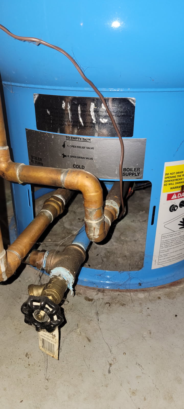 Installed new mixing valve and replaced 2 taco zone valves head.Zone valve head had bad end switches was running boiler all the time