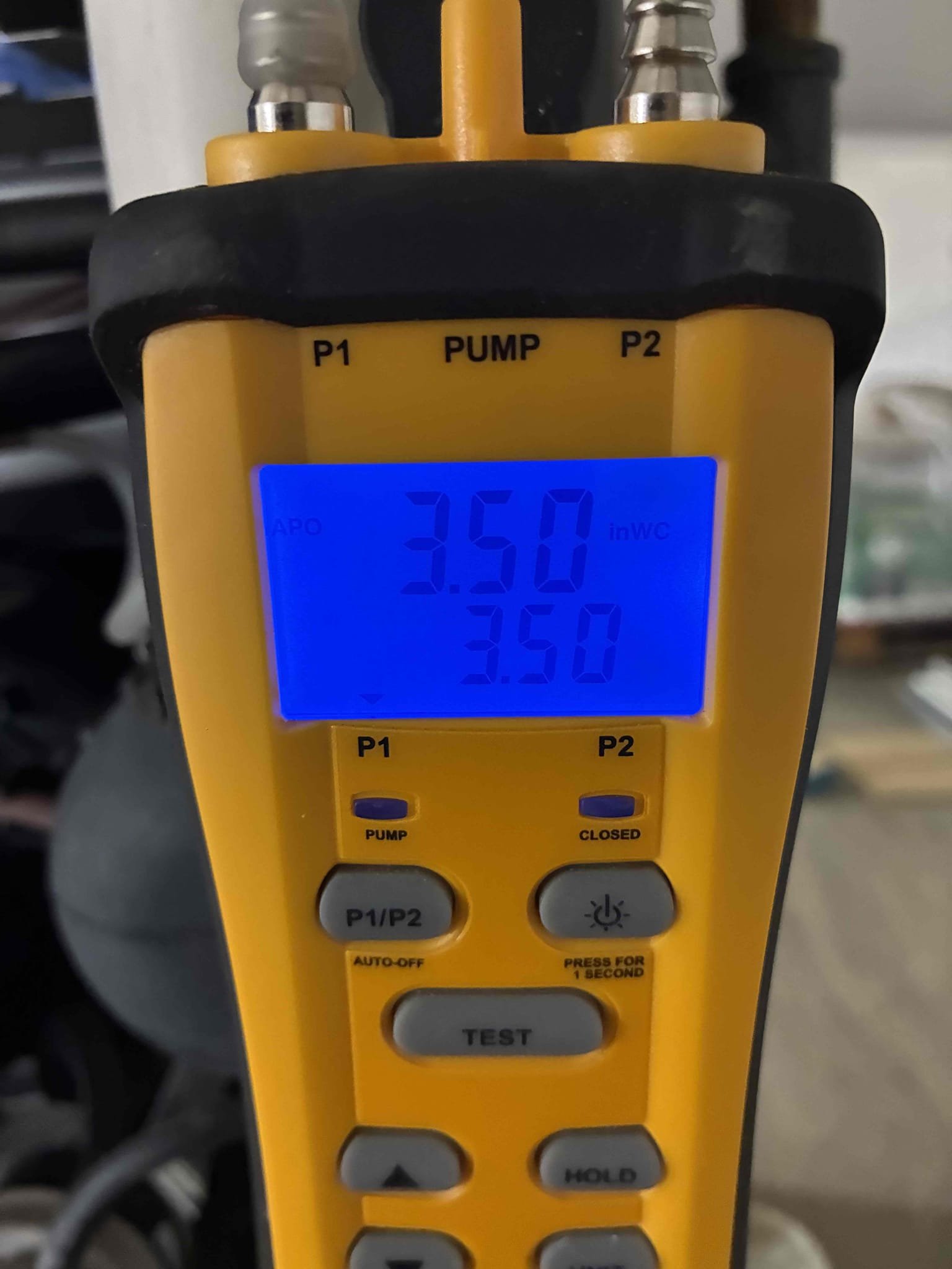 Completed all three of the gas furnace maintenances. I cleaned the flame sensors. I replaced the air filters with a 20 x 25 x 5 air bear filter. I checked all the wiring connections and the inducer capacitor and everything was in spec. I checked the blower motors for dirtiness and bearing play and they were in good shape. I tested incoming and outgoing gas pressures and they were all according to manufacturer specifications except for the last furnace in the storage area. The incoming and running gas pressure was low. I found that the gas piping was undersized. After the second furnace, it reduces down to three-quarter and it has to reduce down to 1 inch to be able to get enough pressure to achieve the correct BTUs. I performed a combustion analyzer test on all three of the units, this checks for CO, CO2 and oxygen levels. All those tests looked good. For the mini splits, I pulled all the filters and cleaned them with cleaner and water. I cleaned the outside of the units as well. 