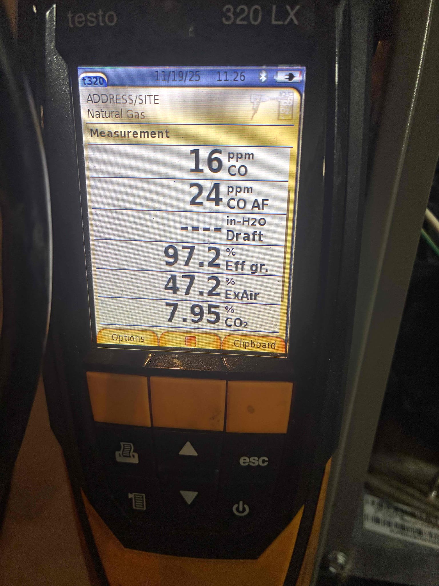 I completed the gas furnace maintenance today. I started off checking all the electrical connections and everything looked good. Next, I pulled the flame sensor and I cleaned it. The air filter is a one year filter so for the AC maintenance we will replace it. I checked the incoming and outgoing gas pressures and everything was according to manufacture specifications. Lastly, I ran the unit in high and low fire and performed a combustion analyzer test that checks for CO, CO2 and oxygen levels and everything was according to manufacture specifications as well. When I was talking to the client, she was saying that one of the fixtures that is the second closest will take about 2 to 3 minutes to get hot water too. I told her we would look into it for her.