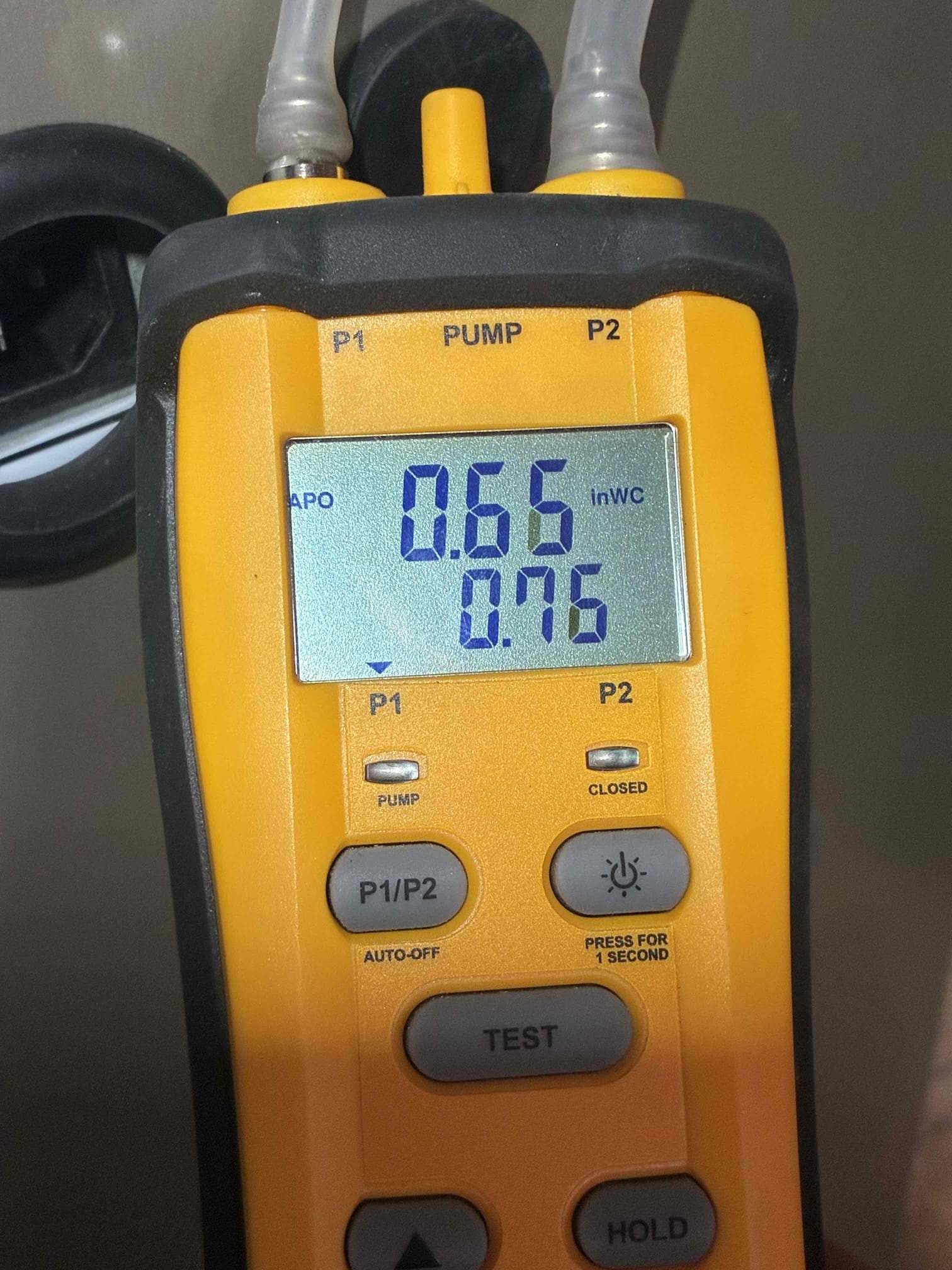 I completed the gas furnace maintenance today. I started off checking all the electrical connections and everything looked good. Next, I pulled the flame sensor and I cleaned it. The air filter is a one year filter so for the AC maintenance we will replace it. I checked the incoming and outgoing gas pressures and everything was according to manufacture specifications. Lastly, I ran the unit in high and low fire and performed a combustion analyzer test that checks for CO, CO2 and oxygen levels and everything was according to manufacture specifications as well. When I was talking to the client, she was saying that one of the fixtures that is the second closest will take about 2 to 3 minutes to get hot water too. I told her we would look into it for her.
