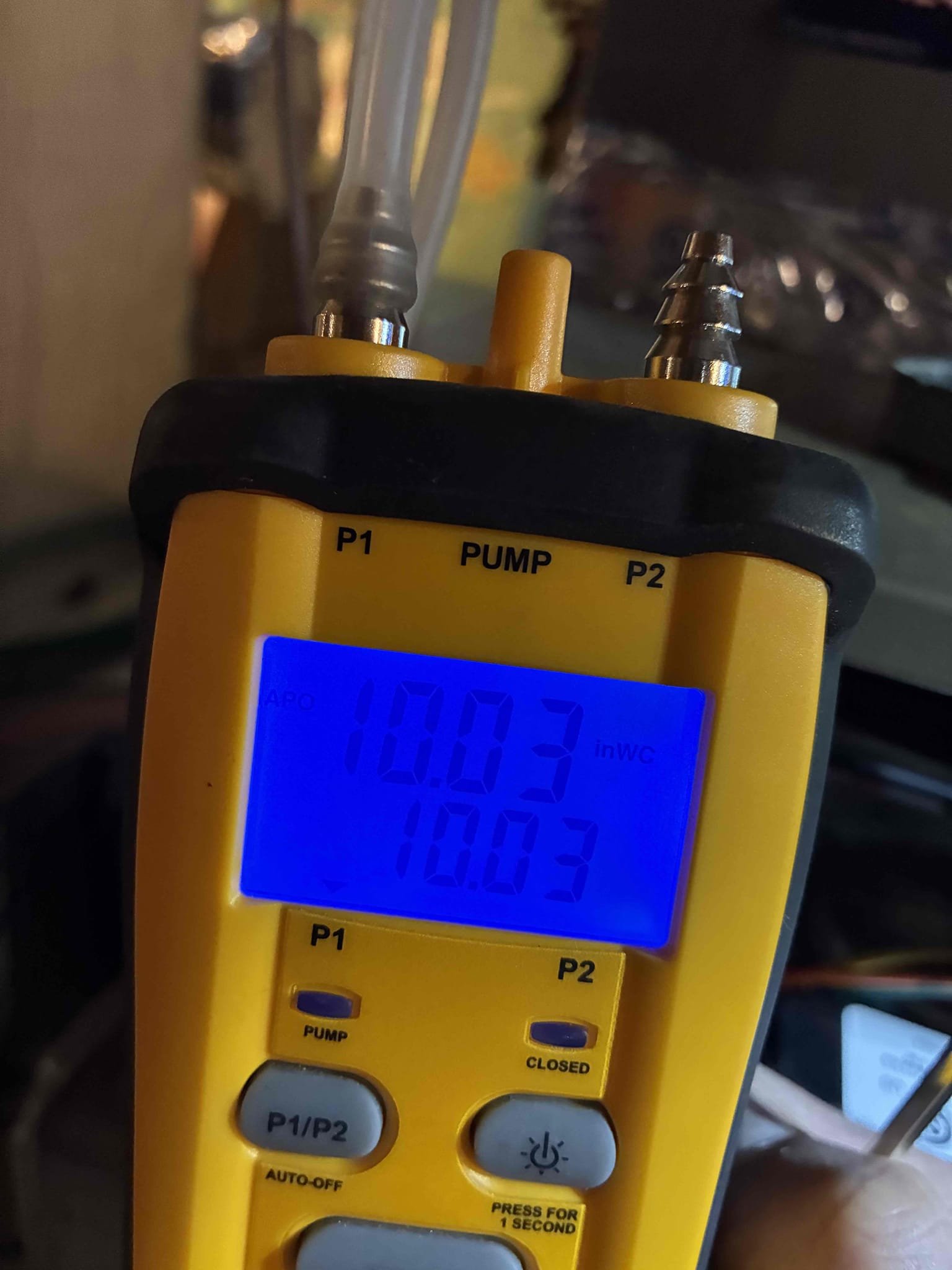 I completed the maintenance on the gas furnace today. I started off with checking all the wiring connections and everything looked good. I pulled and cleaned the flame sensor. The client replaces his own air filters. I noticed that the furnaces condensate drain line was leaking inside. I let the clients know and I made the repair. I checked incoming and outgoing gas pressures and everything was according to manufacture specifications. Lastly, I ran the unit and performed a combustion analyzer test that checks the CO, CO2 and oxygen levels and the furnace was running great. 