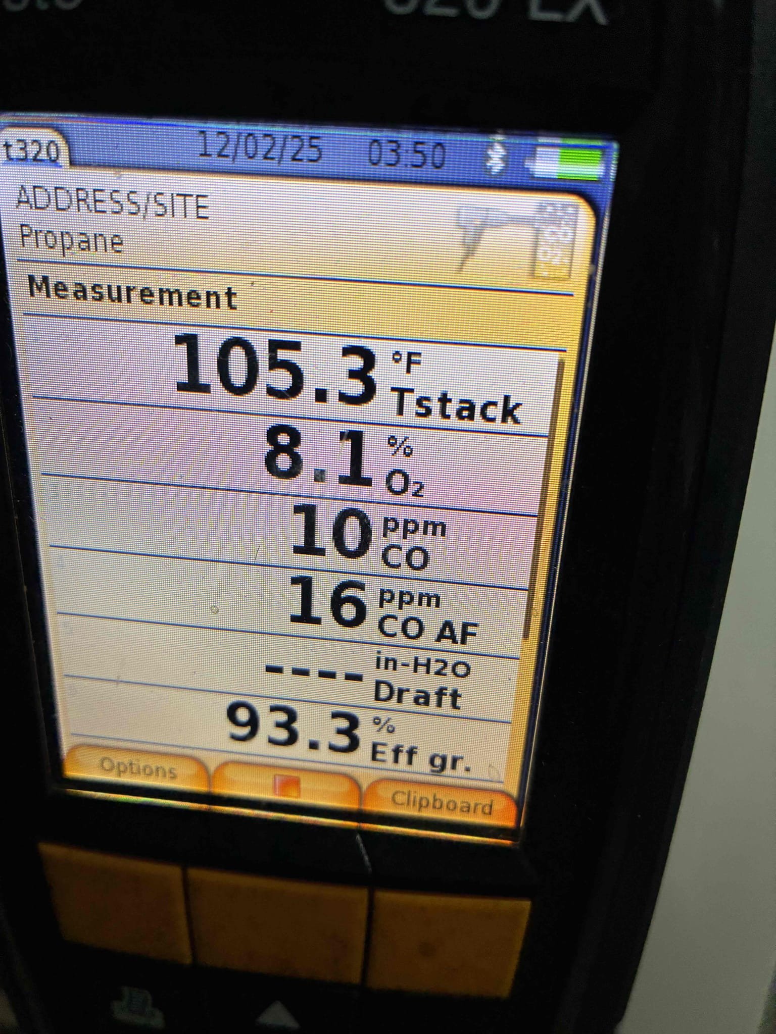 I completed the gas furnace maintenance today. I started off with checking all the wiring connections and everything looked good. I pulled the flame sensor and I cleaned it. I vacuumed out the filter box and the humidifier box. I replaced the air filter with a 20 x 25 x 5 air bear filter. I replaced the humidifier pad as well. I turned on the humidifier and tested the operation. I checked incoming and outgoing gas pressures and everything was according to manufacture specifications. Performed a combustion analyzer test that checks for CO, CO2 and oxygen levels and the furnace was running great. The client signed up for home club so we will be out at the beginning of next year to complete the water heater maintenance.
