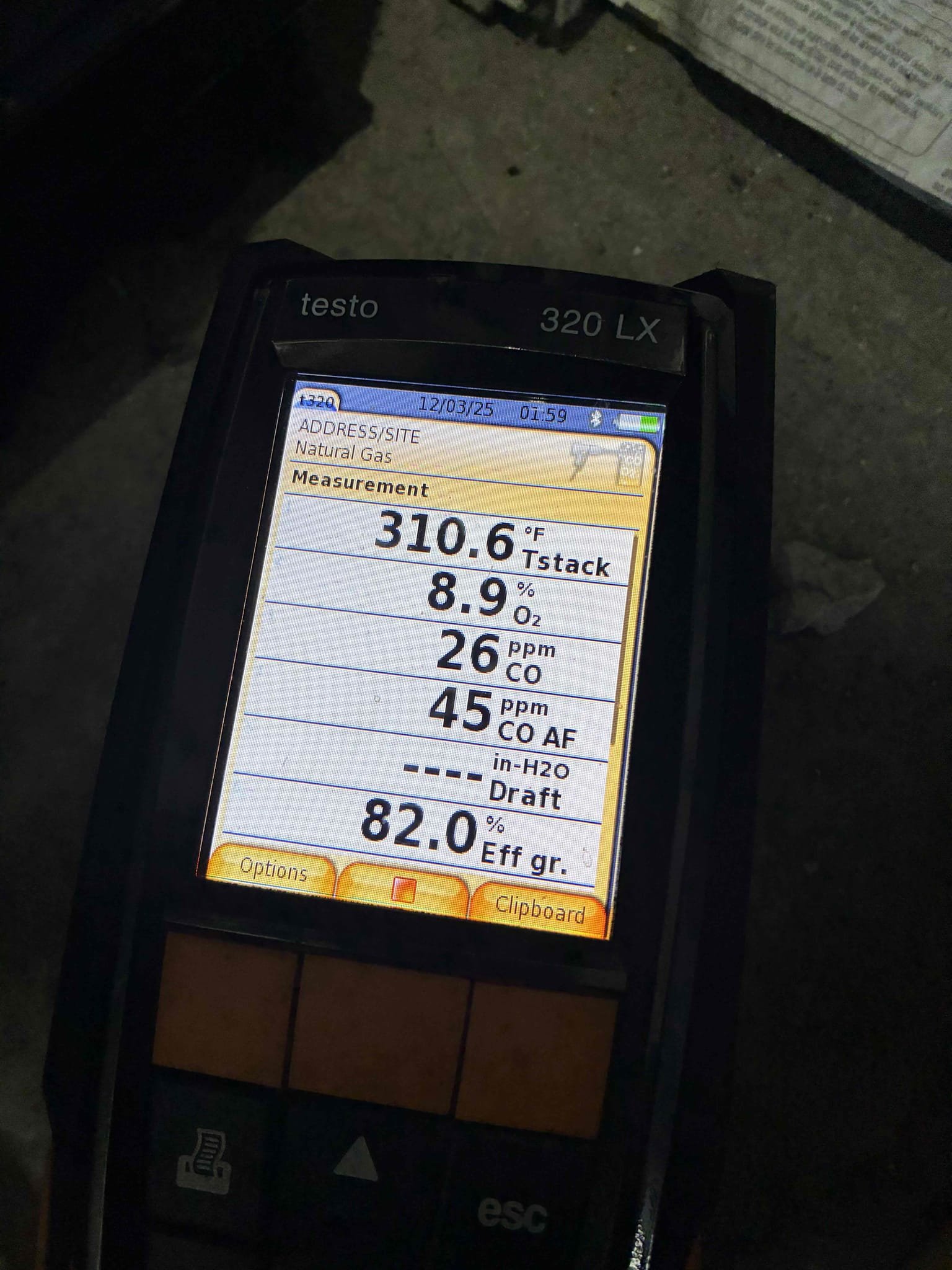 I completed the gas furnace maintenance today. I started off with checking all the wiring connections and everything looked good. I pulled and cleaned the flame sensor. I checked the capacitor and that was inspect. I replaced the air filter with a 20 x 20 x 1 filter. I checked incoming and outgoing gas pressures and everything was according to manufacturer specifications. Ran the unit and performed a combustion analyzer test that check for CO, CO2 and oxygen levels and everything was running great. 