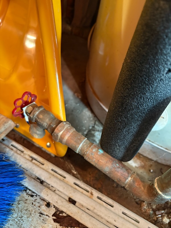 Replace zone valve head that was damaged from leaking valve. Replace leaking valve. While in attic i noticed water near air handler. I couldn't tell if it was from system or roof. The office will schedule for me to come back with the air filter and to diagnose further.