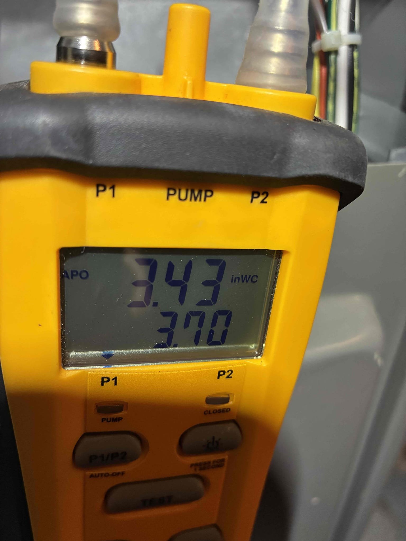 I completed the gas furnace maintenance today. I started off with checking all electrical connections and everything looked good. I pulled and cleaned the flame sensor. I flushed the trap and condensate pump cleaner with cleaner. I vacuumed out the filter box and inside of the furnace. I replaced the air filter with a 20 x 25 x 5 air bear filter. I checked incoming and outgoing gas pressures and everything was according to manufacturer specifications. Lastly I ran the unit to check the CO, CO2 and oxygen levels and the furnace was running great. 