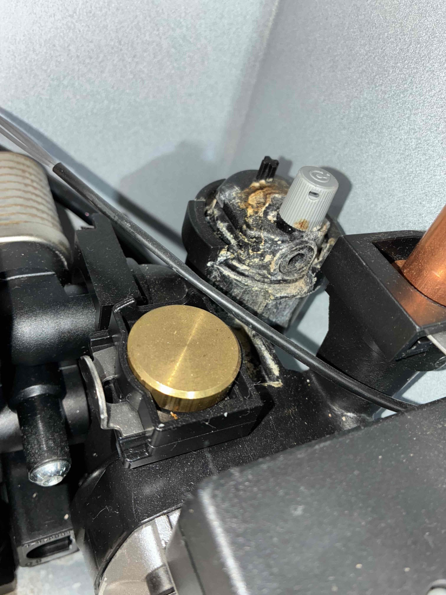 I completed the gas boiler maintenance today. Started off with checking all the electrical connections and everything looked good. I pulled the heat exchanger cover off and cleaned inside of the heat exchanger with vinegar and water. I vacuumed out the heat exchanger and the inside of the boiler as well. I cleaned the flame sensor. I ran the boiler in low and high fire. Formed a combustion analyzer test that checks the boiler CO, CO2 and oxygen levels and it was in manufacturer specifications. Found that the air vent on the flat plate was leaking and should be replaced. We will send over a estimate for that.