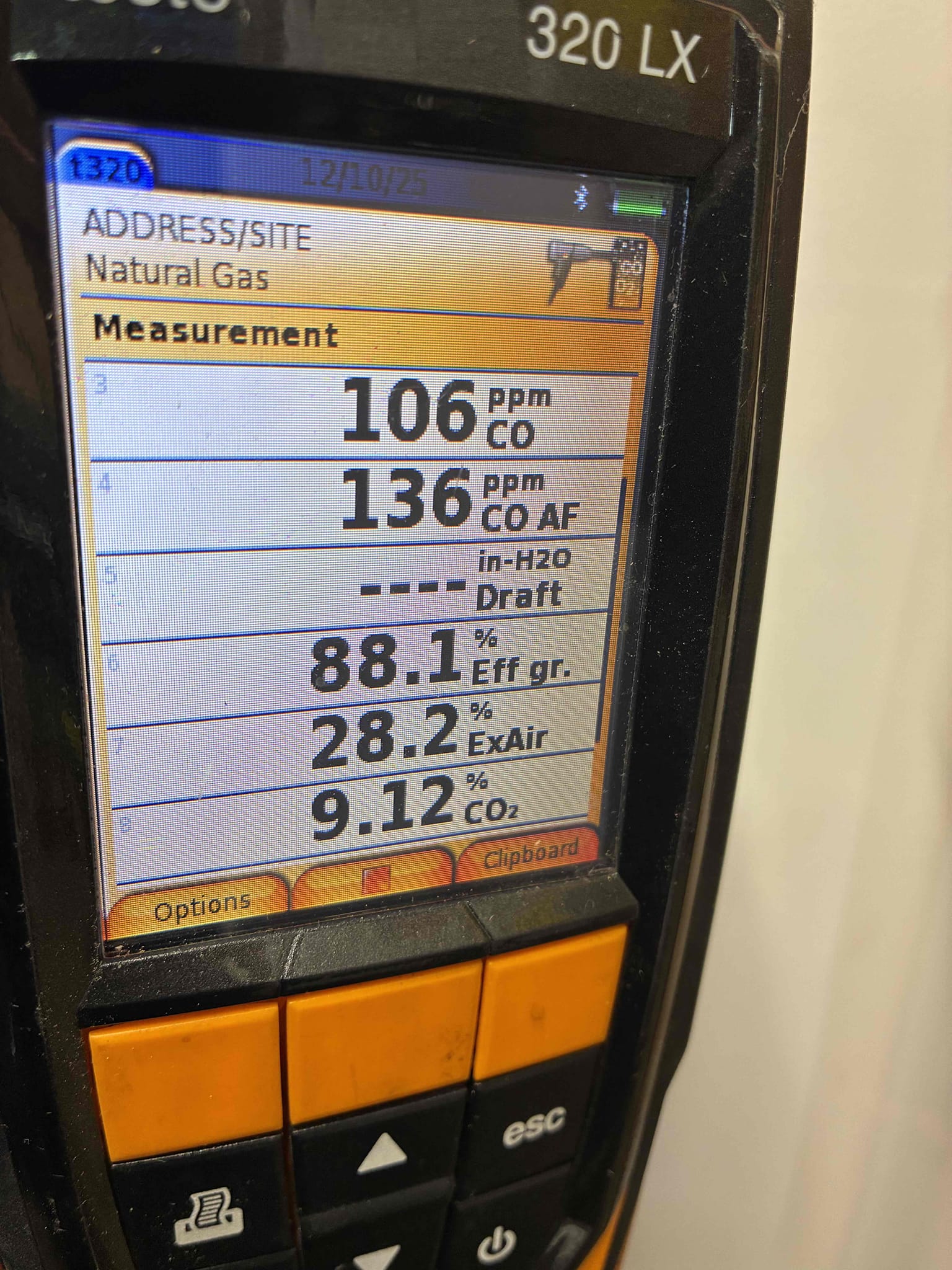 I completed the condensing gas boiler maintenance today. I started off with checking all the wiring connections and everything looked good. I cleaned the heat exchanger with vinegar and flushed it with water. I replaced the electrodes/flame sensor because they were very worn and the gasket was cracking. I pulled the trap and cleaned it and primed it. All the boiler accessories looked good. I ran the boiler in high and low fire. I performed a combustion analyzer test that checks the units CO, CO2 and oxygen levels. Everything was according to manufacturer specifications. Boiler was running great.