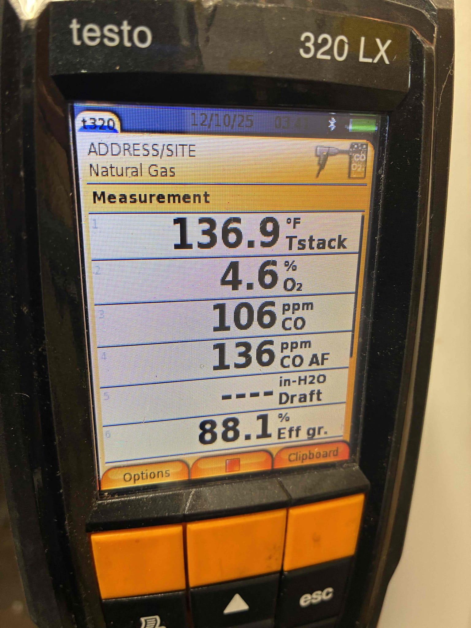 I completed the condensing gas boiler maintenance today. I started off with checking all the wiring connections and everything looked good. I cleaned the heat exchanger with vinegar and flushed it with water. I replaced the electrodes/flame sensor because they were very worn and the gasket was cracking. I pulled the trap and cleaned it and primed it. All the boiler accessories looked good. I ran the boiler in high and low fire. I performed a combustion analyzer test that checks the units CO, CO2 and oxygen levels. Everything was according to manufacturer specifications. Boiler was running great.